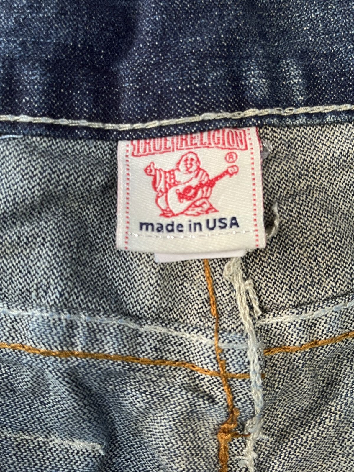 True Religion True Religion Joey Super Flare Embroidered Japanese Motive Size US 33 - 17 Thumbnail