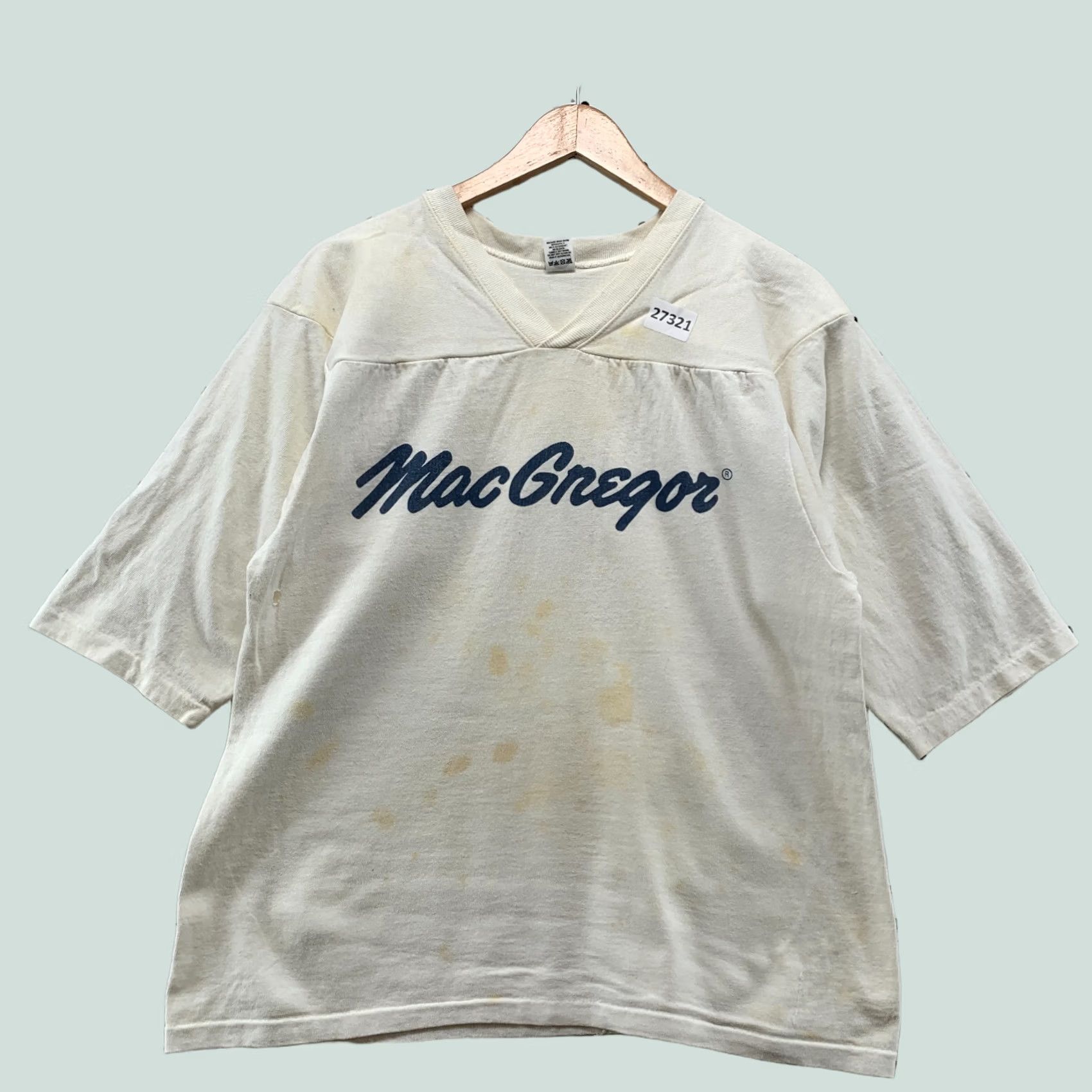 Vintage VINTAGE Medallion Shirt S White Mac Gregor Single Stitch Sleeve Fit 20x24 Size US S / EU 44-46 / 1 - 1 Thumbnail