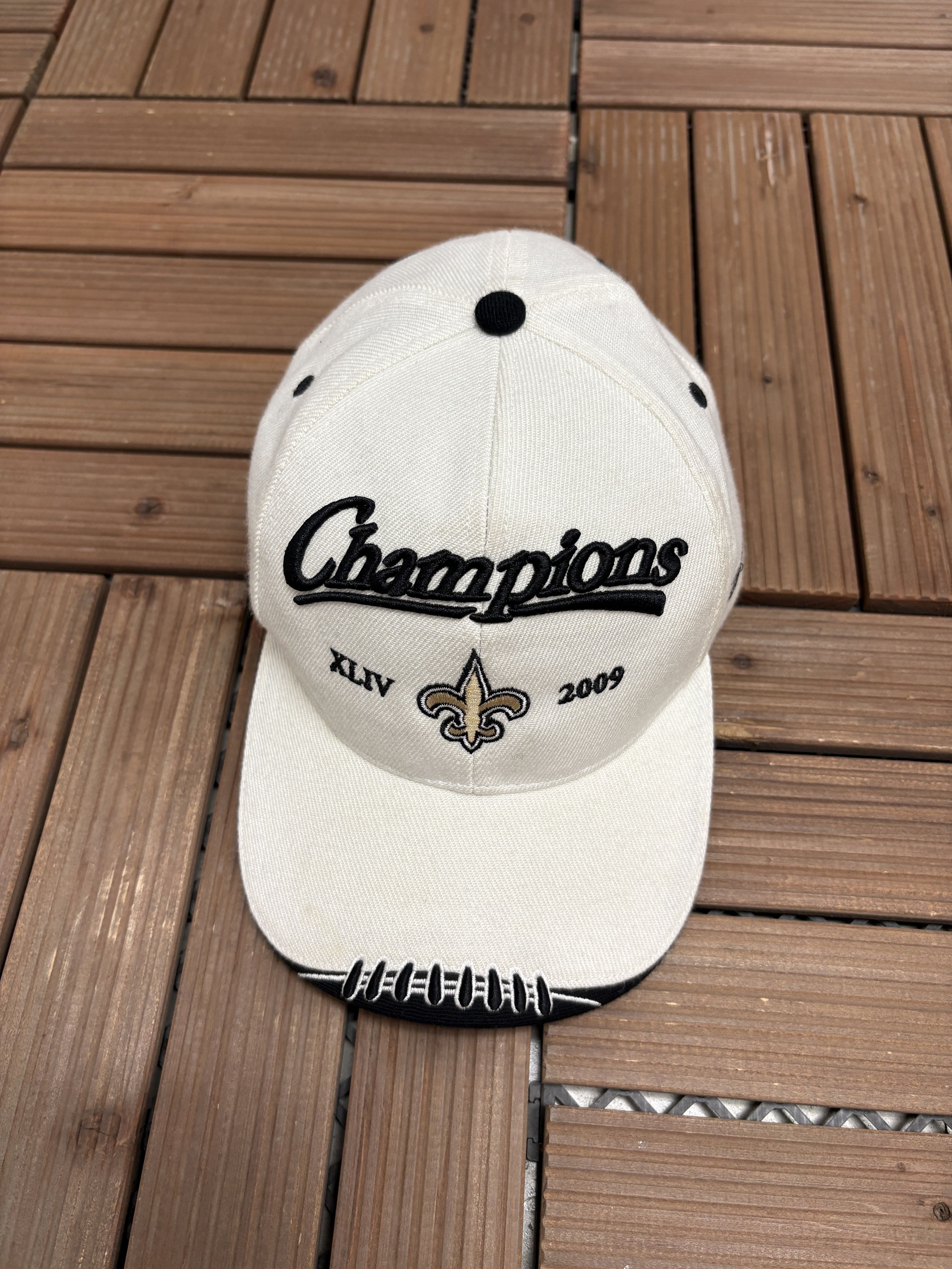 Reebok New Orleans Saints Super Bowl XLIV Champions Vintage Hat Size ONE SIZE - 1 Thumbnail