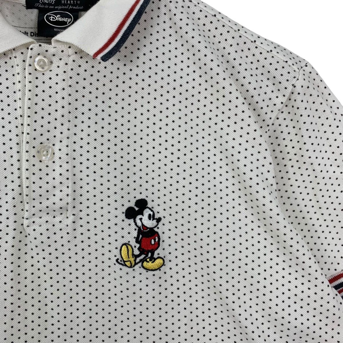 Mickey Mouse BEAMS HEART x MICKEY Disney Polkadot Japanese Brand Tshirt Size US S / EU 44-46 / 1 - 3 Thumbnail
