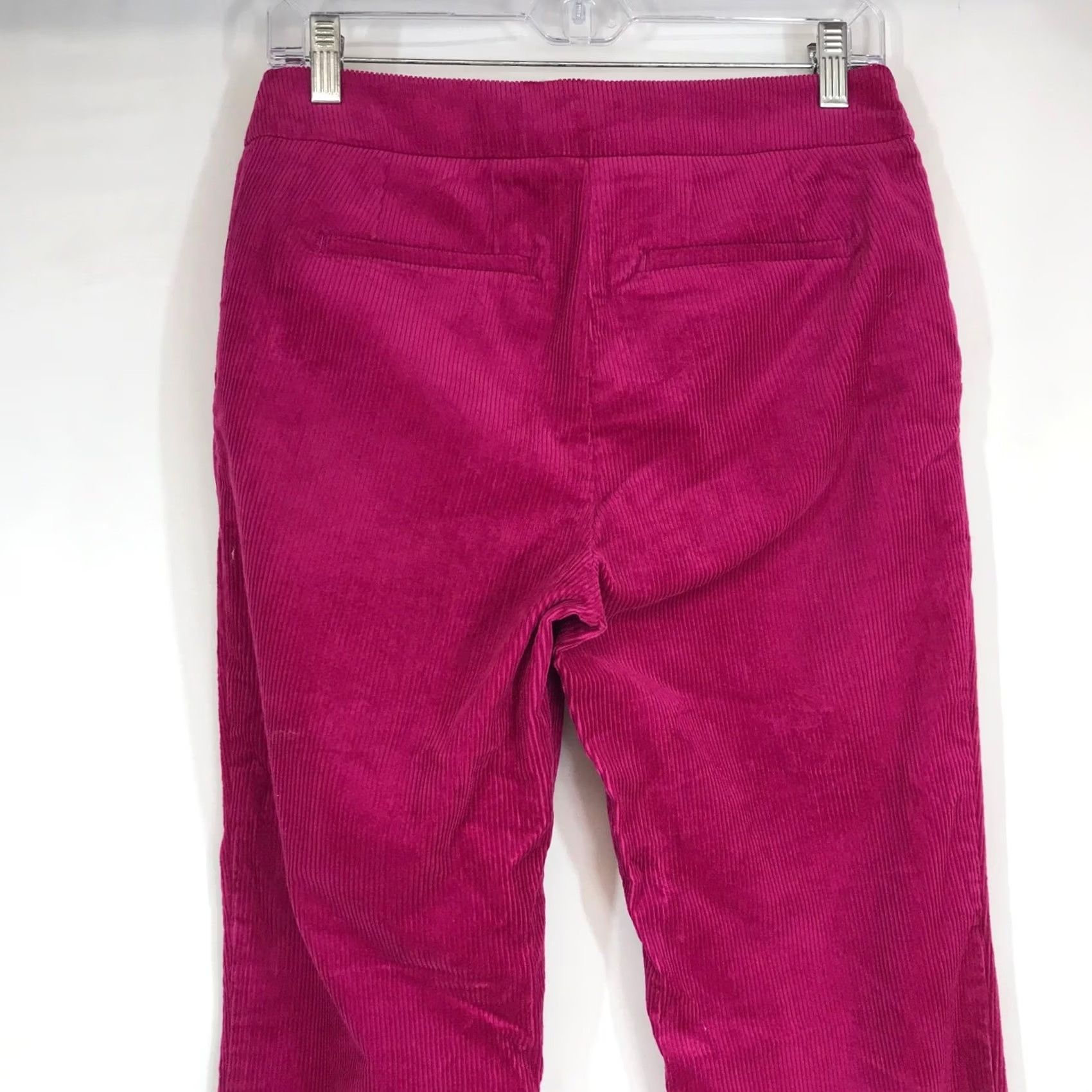 Boden Boden Pink Corduroy Pants Womens 4P Petite Cotton Stretch Size 27" / US 4 / IT 40 - 5 Thumbnail