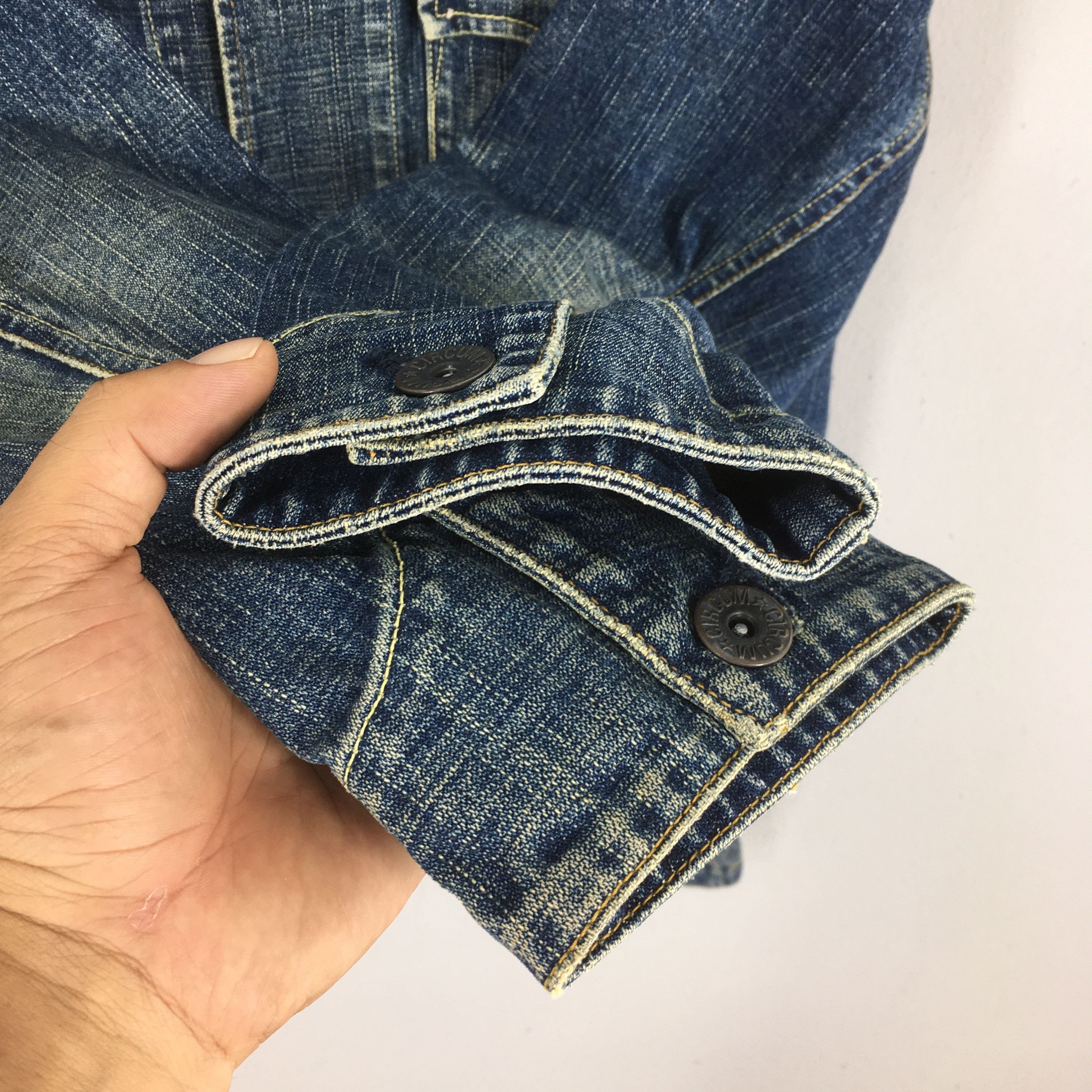 Vintage Vintage 1990s Circum Work Wear Jeans Chore Jacket L Size US L / EU 52-54 / 3 - 5 Thumbnail