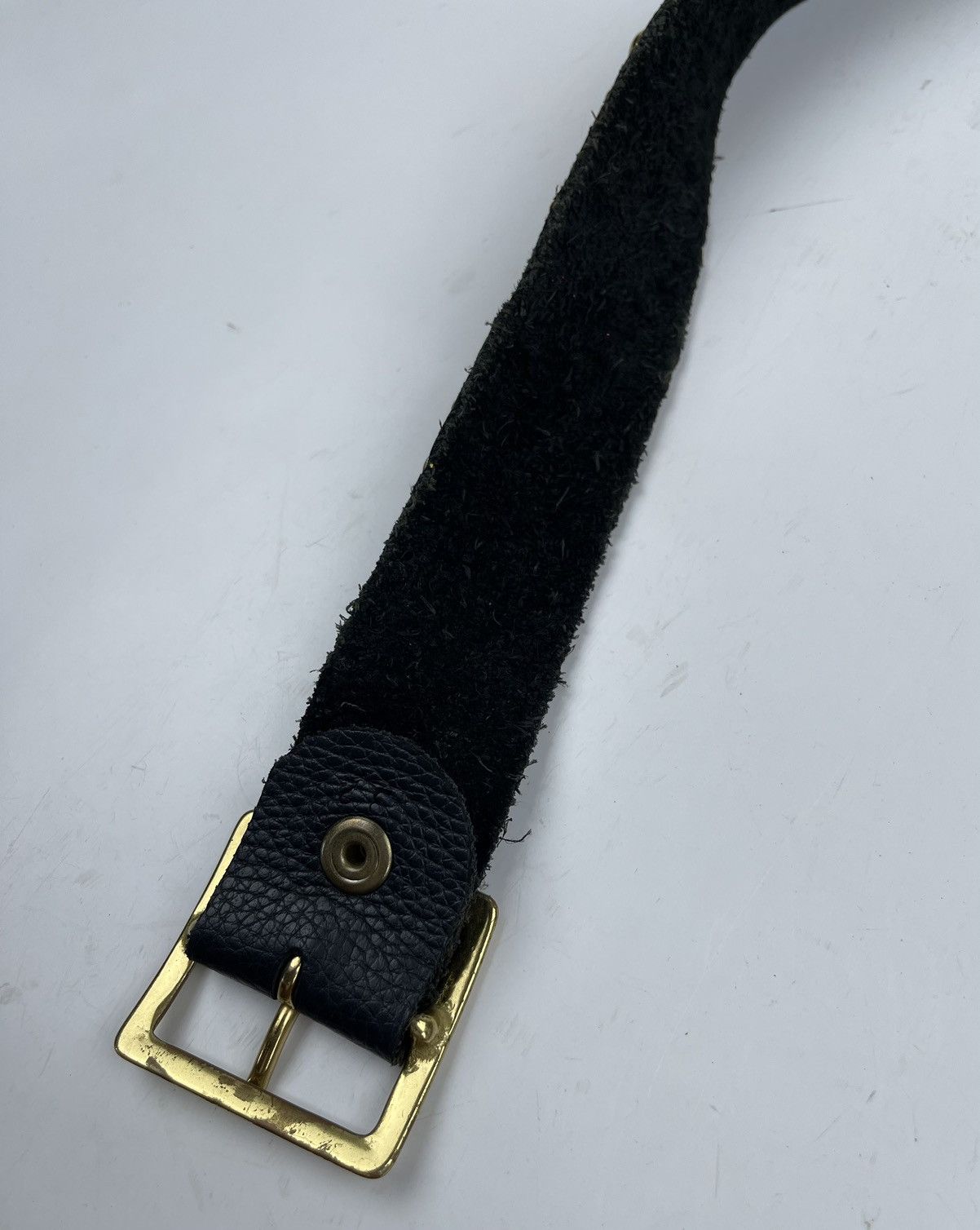 Japanese Brand studded leather belt tc12 Size 34 - 8 Thumbnail