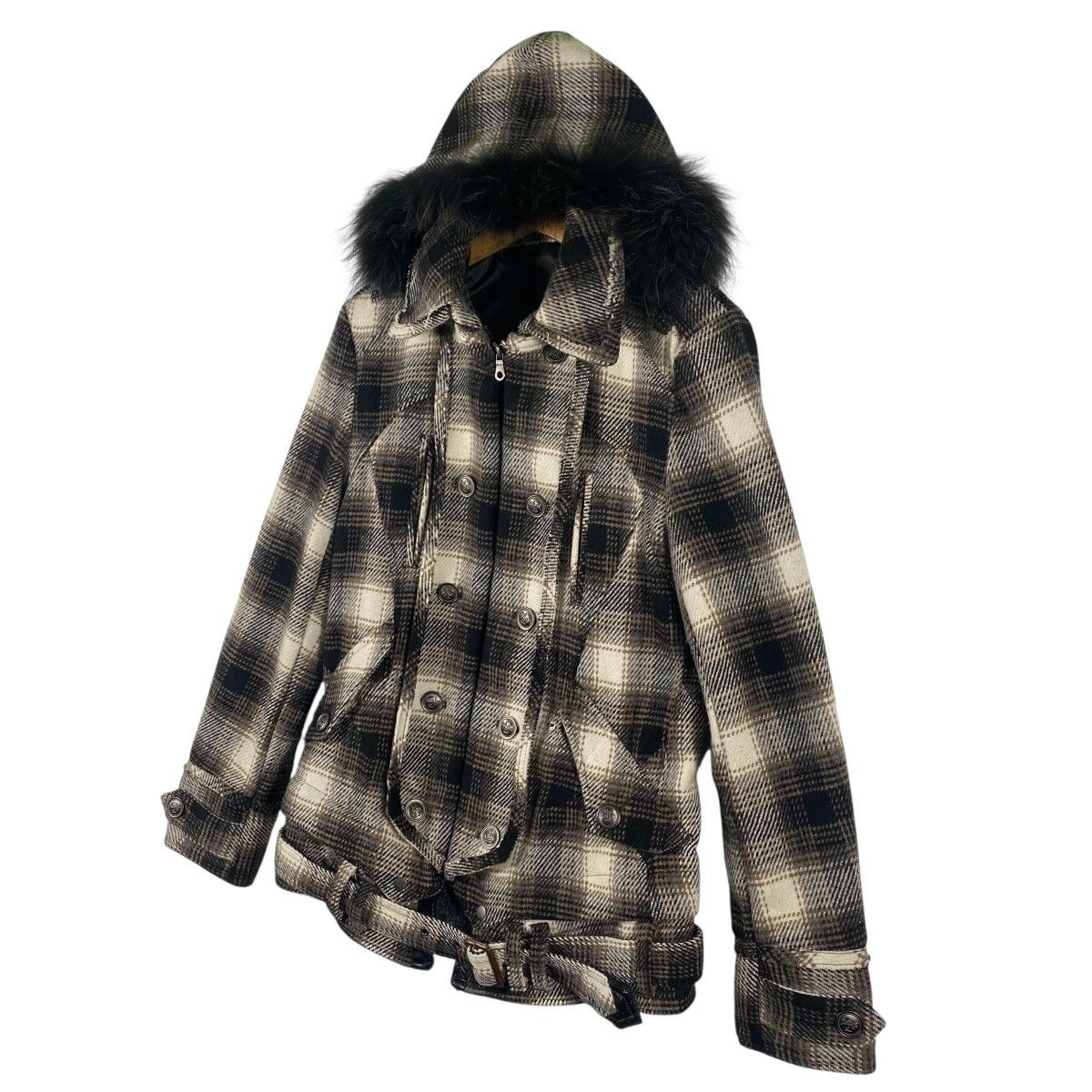 PPFM Vintage Ppfm Faux Fur Hoodie Zipper Jacket L Size Size US L / EU 52-54 / 3 - 2 Thumbnail