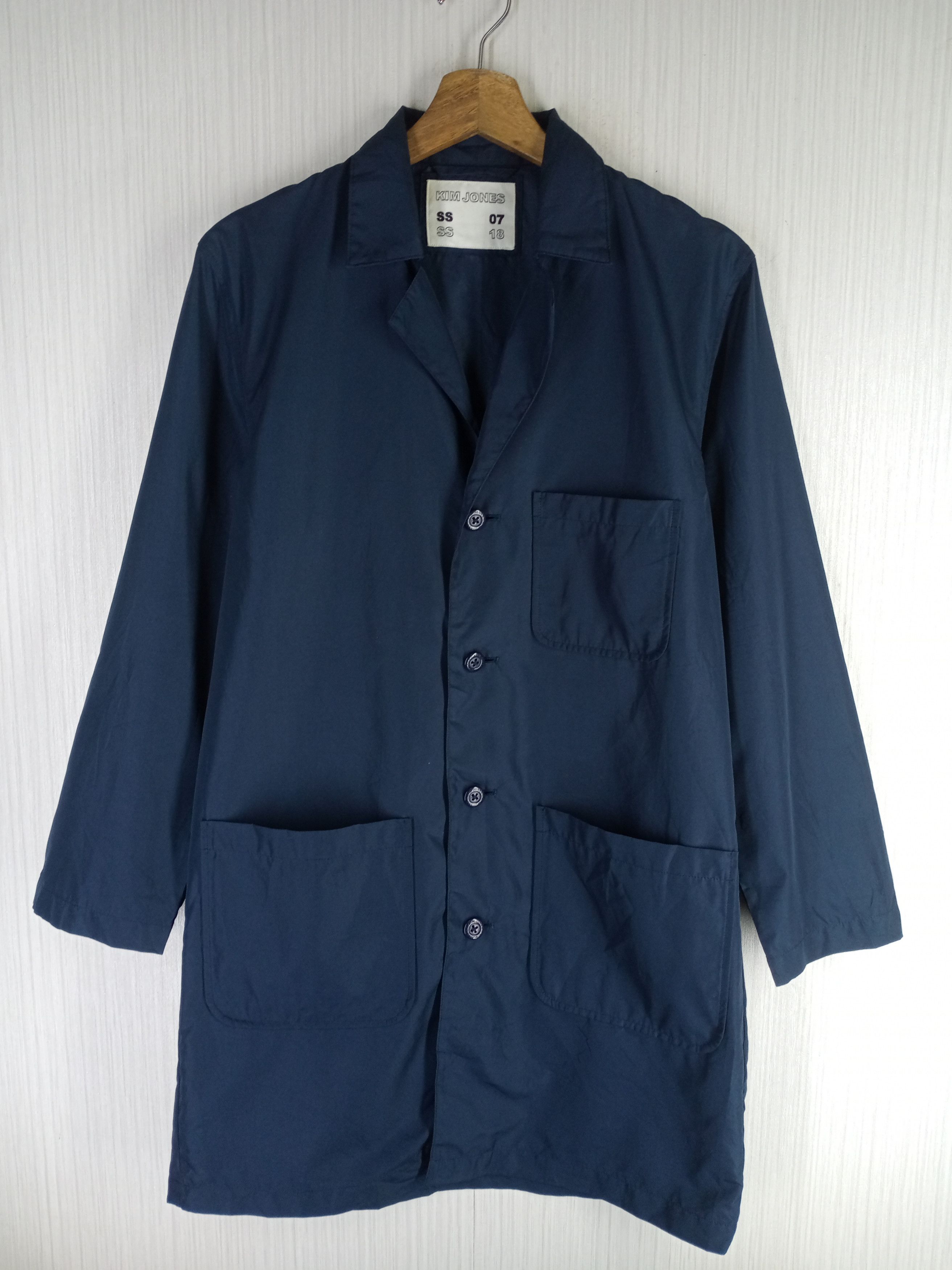 Japanese Brand × Kim Jones RARE KIM JONES NYLON LONG JACKET Size US S / EU 44-46 / 1 - 2 Thumbnail