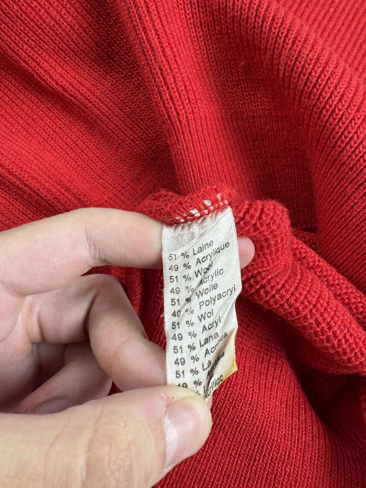 Lacoste Chemise Lacoste 5 Laine Wool France Acrylic Sweater Pullover Size US L / EU 52-54 / 3 - 11 Thumbnail