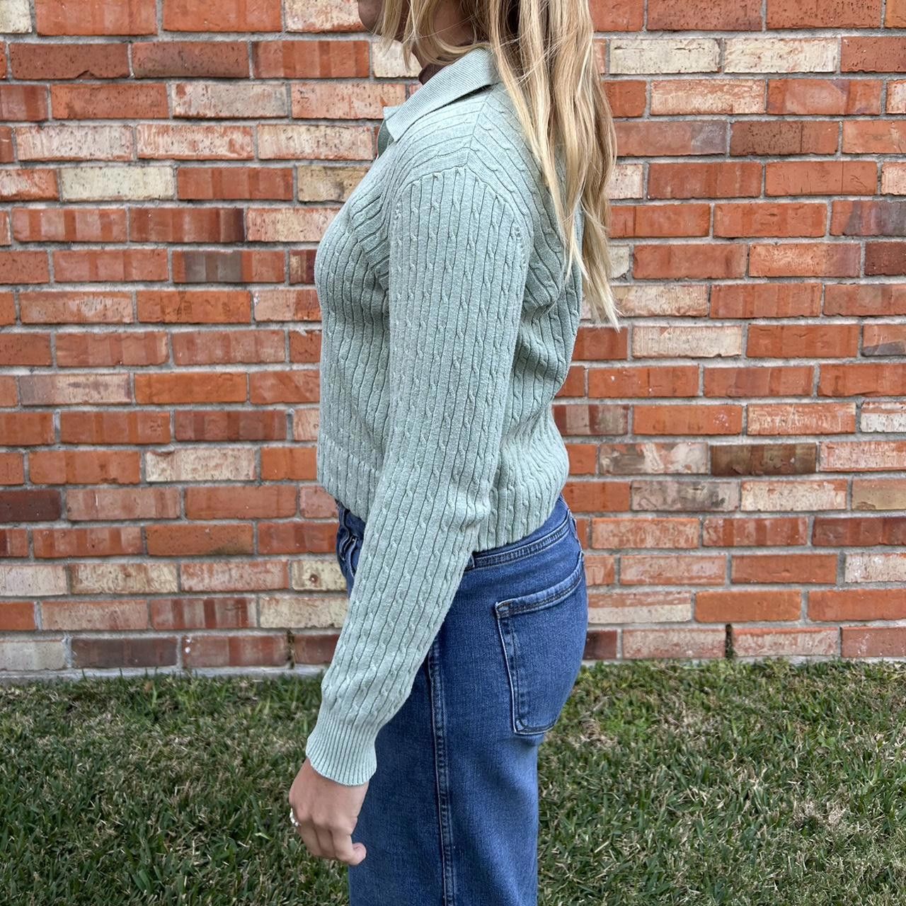 Designer American Vintage Women's Green Sweater Size M / US 6-8 / IT 42-44 - 3 Thumbnail