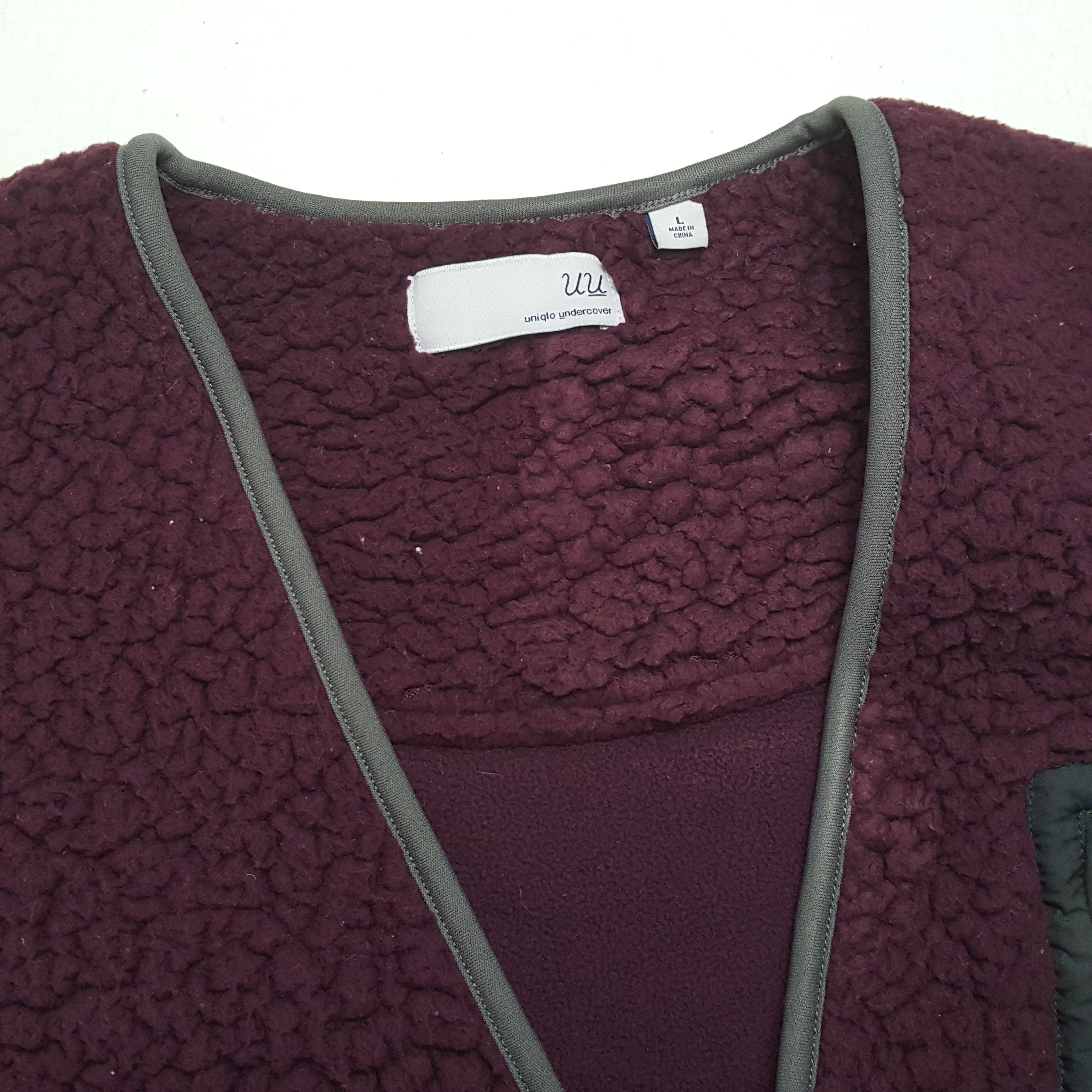 Japanese Brand × Undercover × Uniqlo Vintage UNDERCOVER x Japanese Brand Logo Sherpa Jacket Size US M / EU 48-50 / 2 - 10 Thumbnail