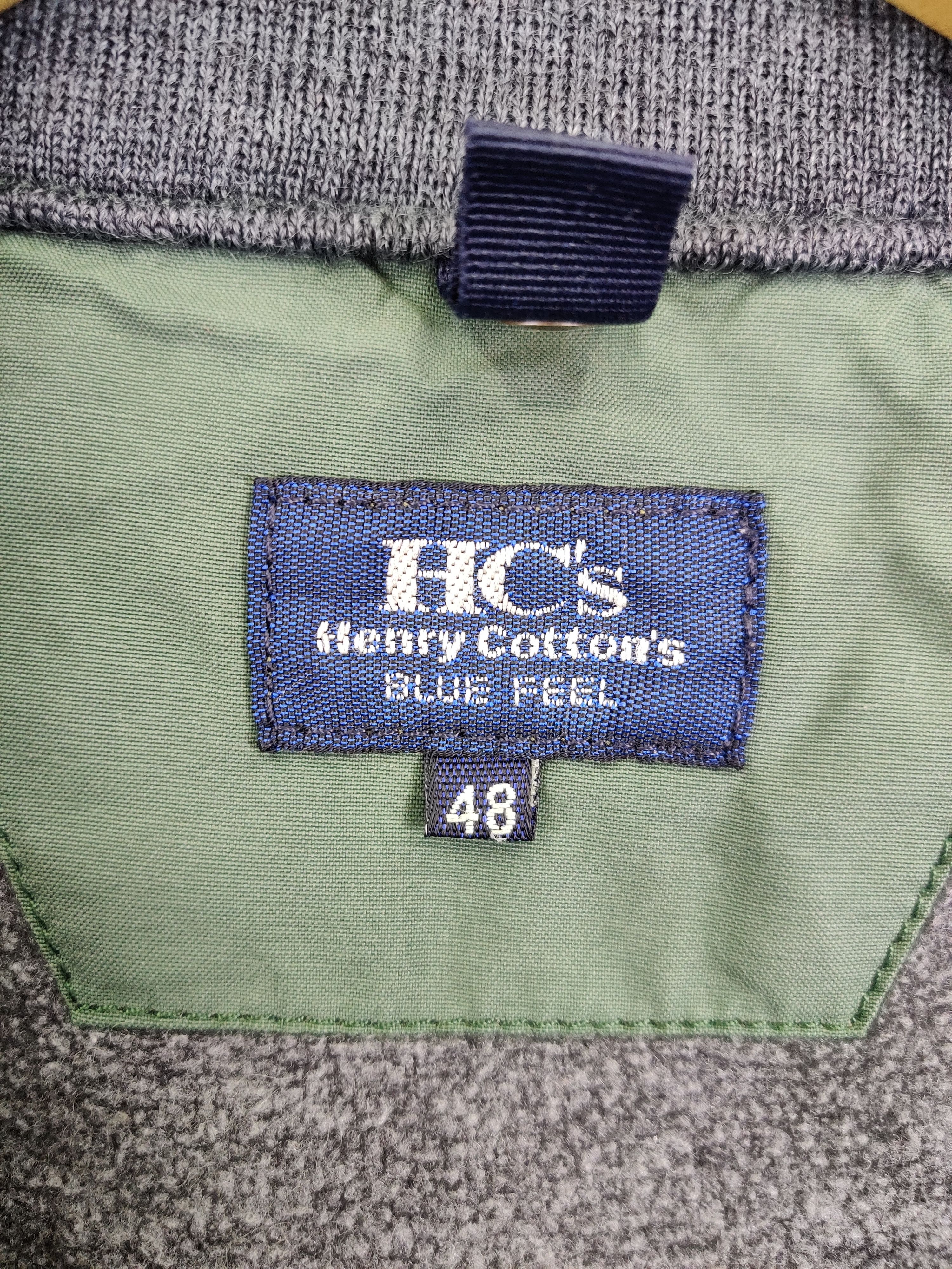 Japanese Brand Vintage Henry Cottons Lined Fleece Jacket Size US L / EU 52-54 / 3 - 16 Thumbnail