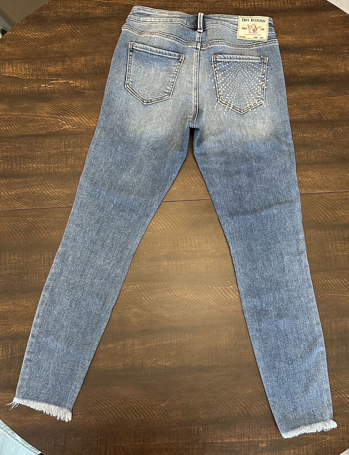 True Religion True Religion Women's Halle Skinny Fit Stretch Jeans-29x26.5 Size 29" - 2 Thumbnail