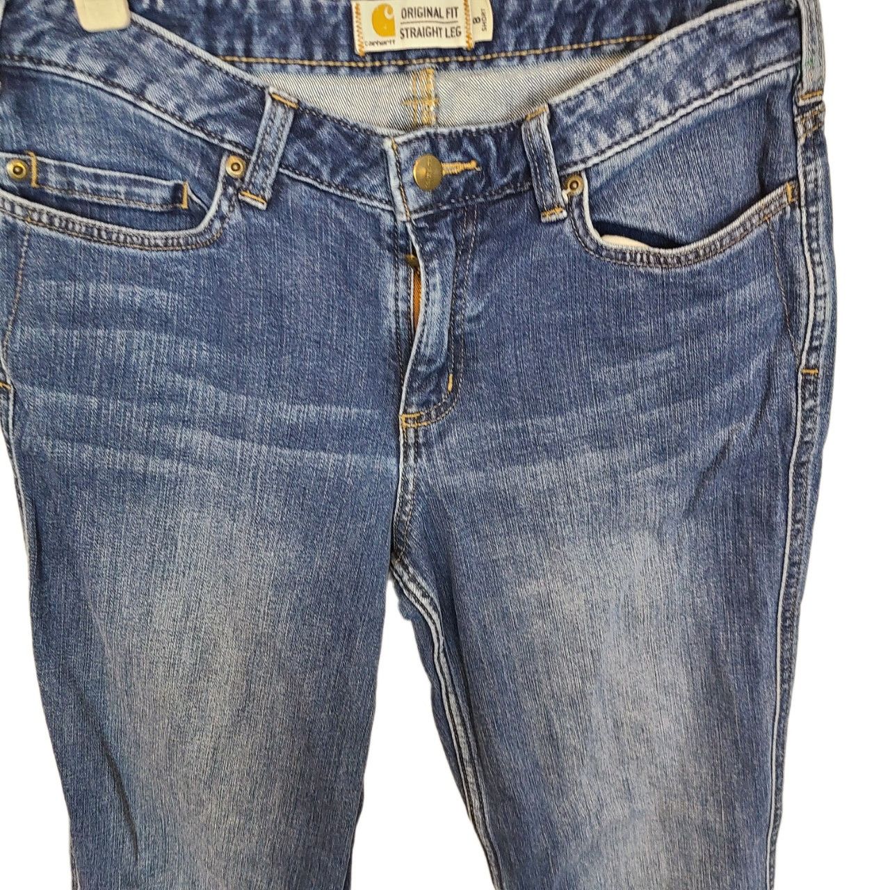 Carhartt Carhartt Womens Original Fit Straight Leg Jeans Sz 8S Denim Size 30" / US 8 / IT 44 - 3 Thumbnail