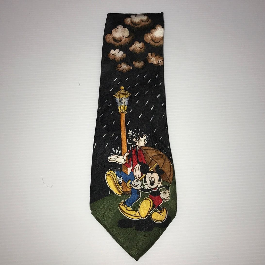 Mickey Unlimited Disney Mickey Unlimited Silk Wide Necktie Size ONE SIZE - 1 Thumbnail
