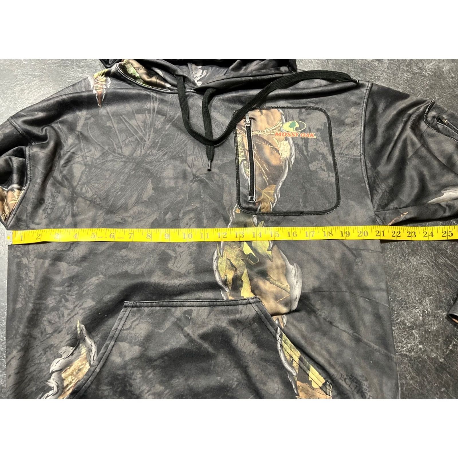 Vintage Mossy Oak Hoodie Mens Size M Black Regular M Size US M / EU 48-50 / 2 - 6 Thumbnail