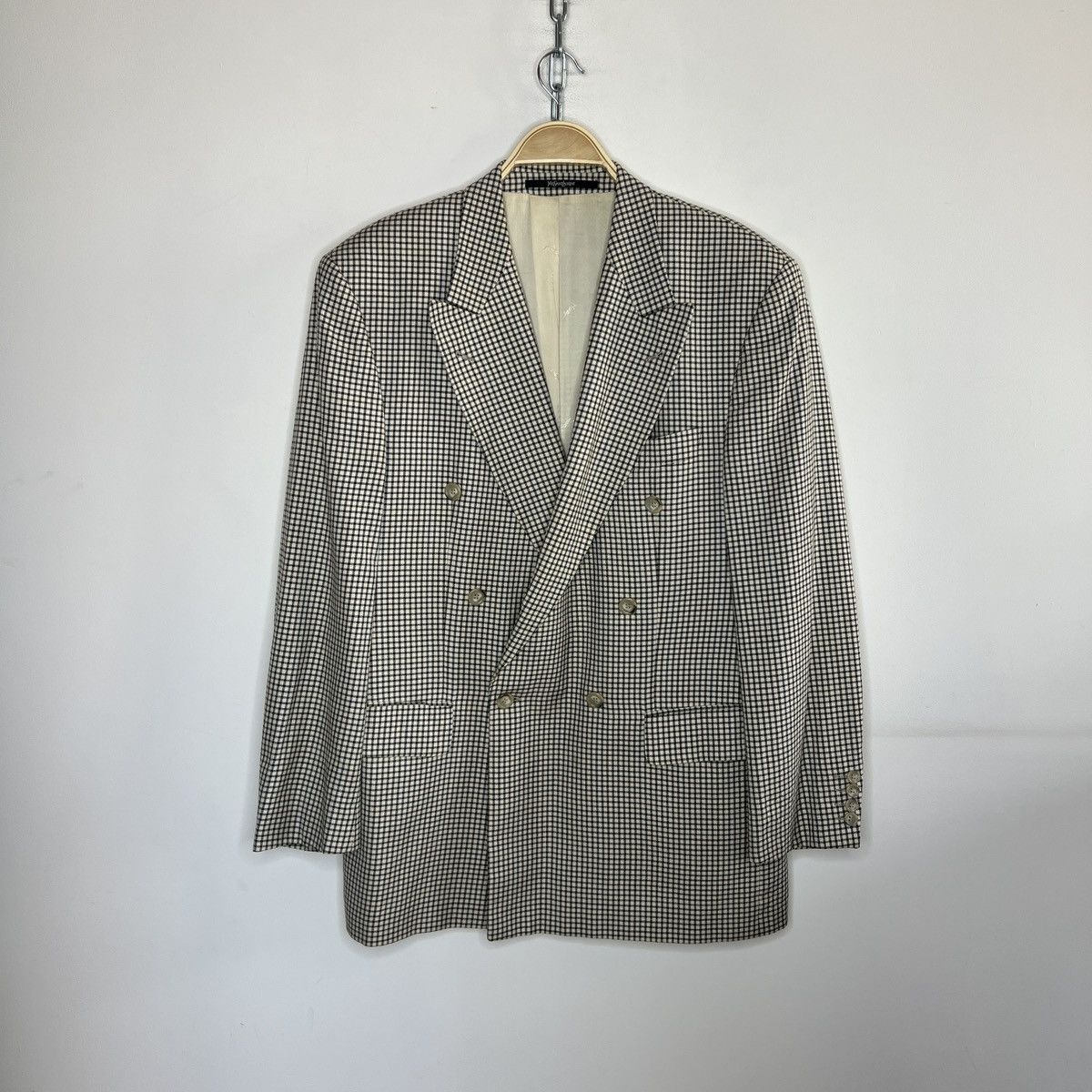 Yves Saint Laurent Yves Saint Laurent Pour Homme Double Breasted Blazer Suit Size 42R - 1 Thumbnail