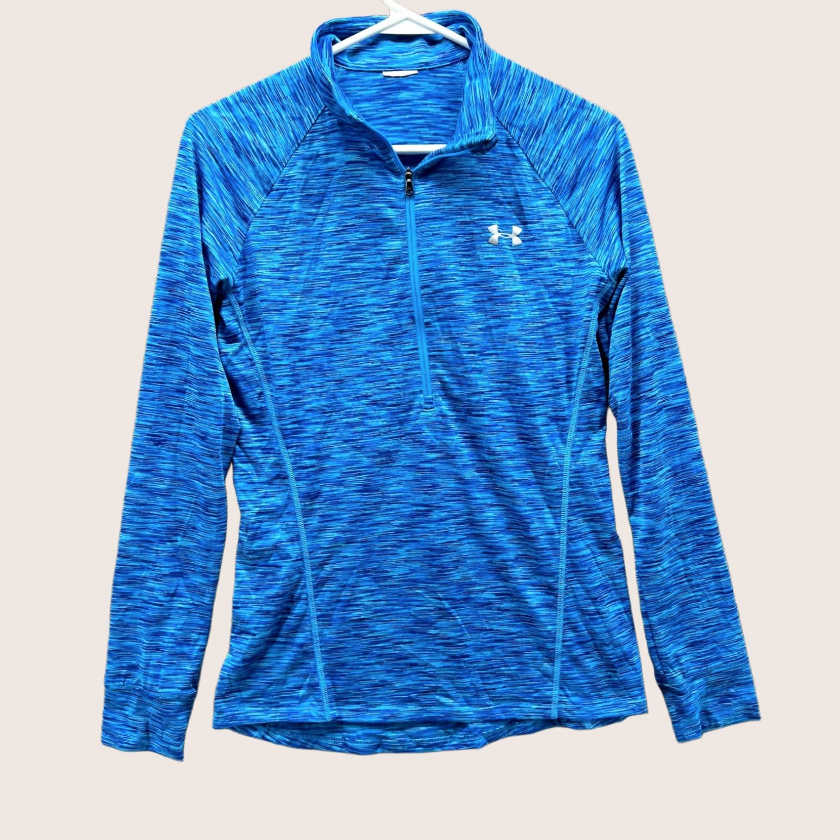 Under Armour Under Armour Sweatshirt Womens XS Blue Quarter Zip Pullover Heather Extra Small Size XS / US 0-2 / IT 36-38 - 1 Thumbnail
