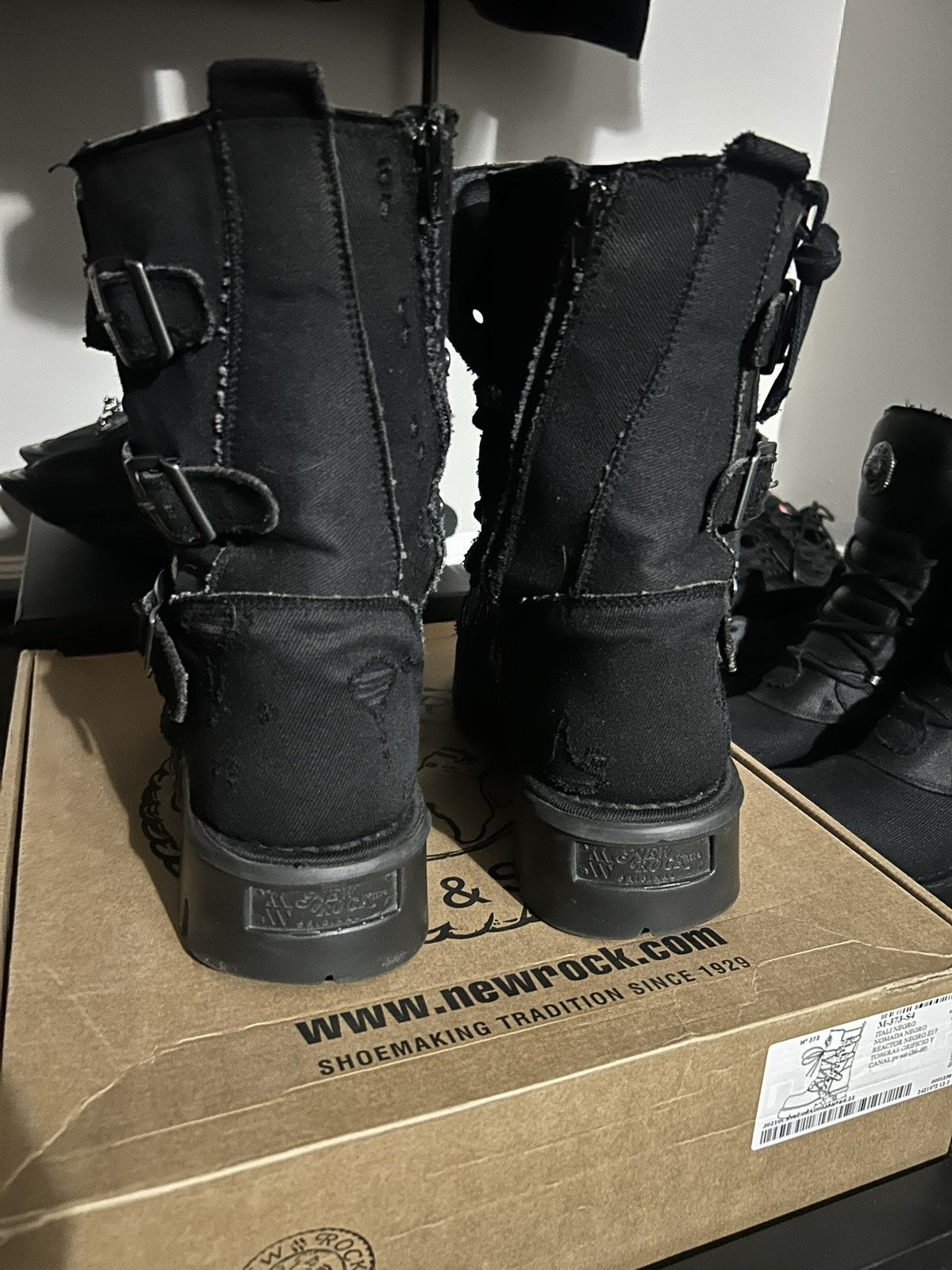 New Rock Distressed New Rock Reactor boots Size US 11 / EU 44 - 5 Thumbnail