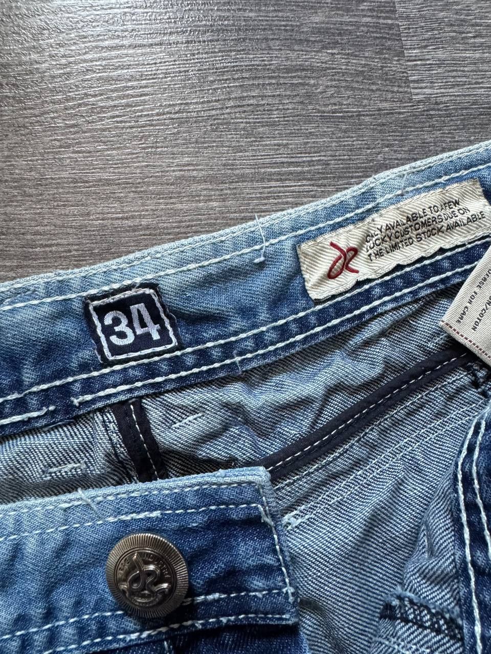 Japanese Brand JapRag By Okusama zaniki cargo denim pant trouser Jean Japan Size US 34 / EU 50 - 9 Thumbnail