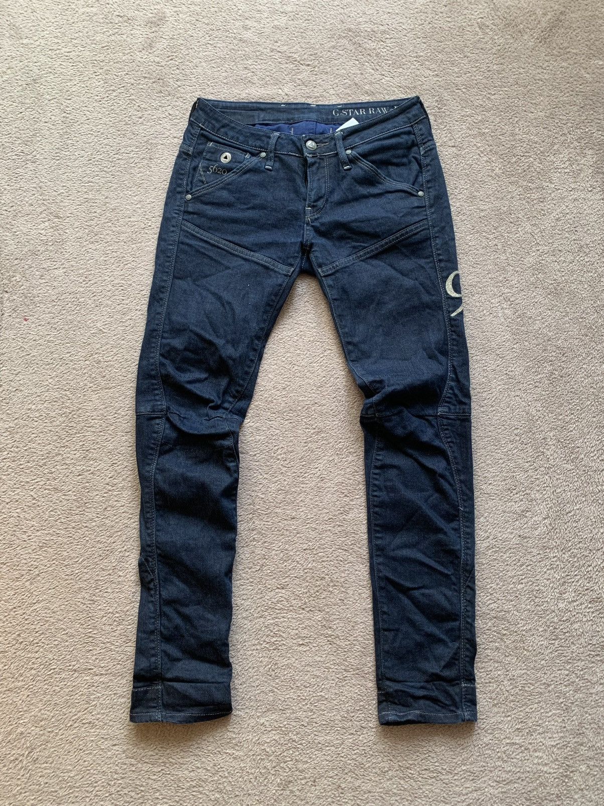 Vintage Y2K G-Star Motor 5620 Tapered Embro Jeans LGB levis vibe Size US 26 / EU 42 - 3 Thumbnail
