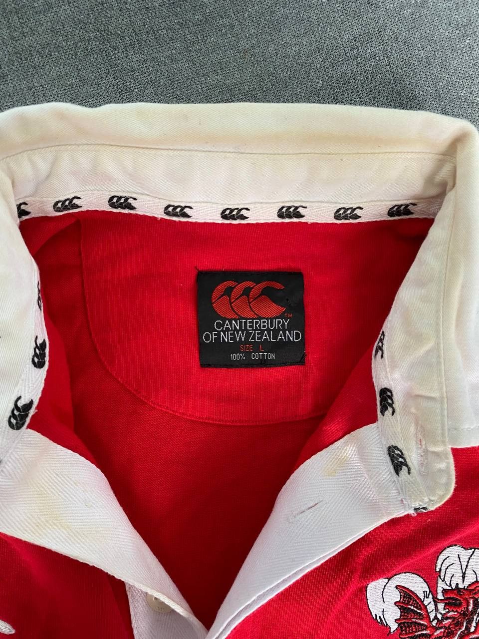 Canterbury of New Zealand Wales Rugby Canterbury Of New Zealand Vintage Rugby Shirt Size US L / EU 52-54 / 3 - 2 Thumbnail