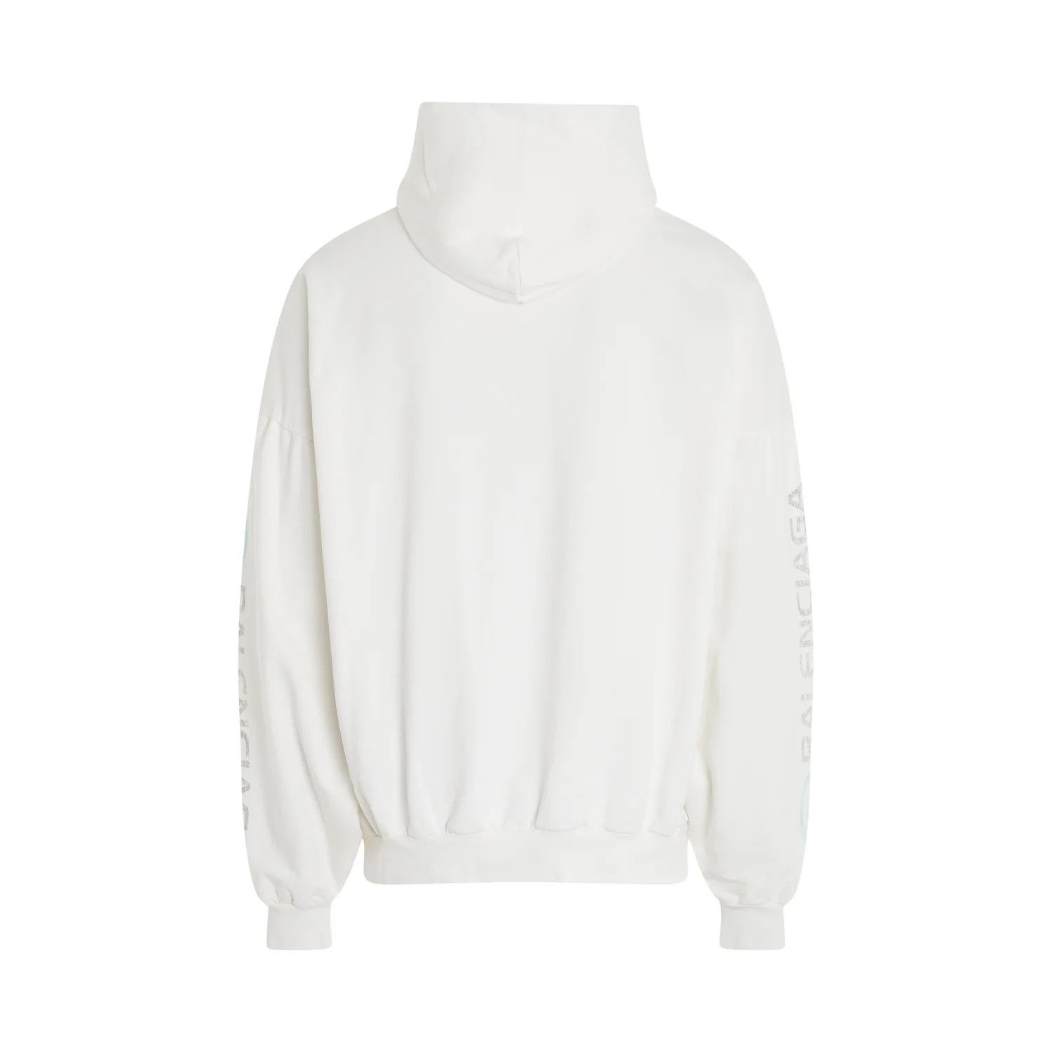 Balenciaga o1mris0824 Hoodie in White Size US S / EU 44-46 / 1 - 3 Thumbnail