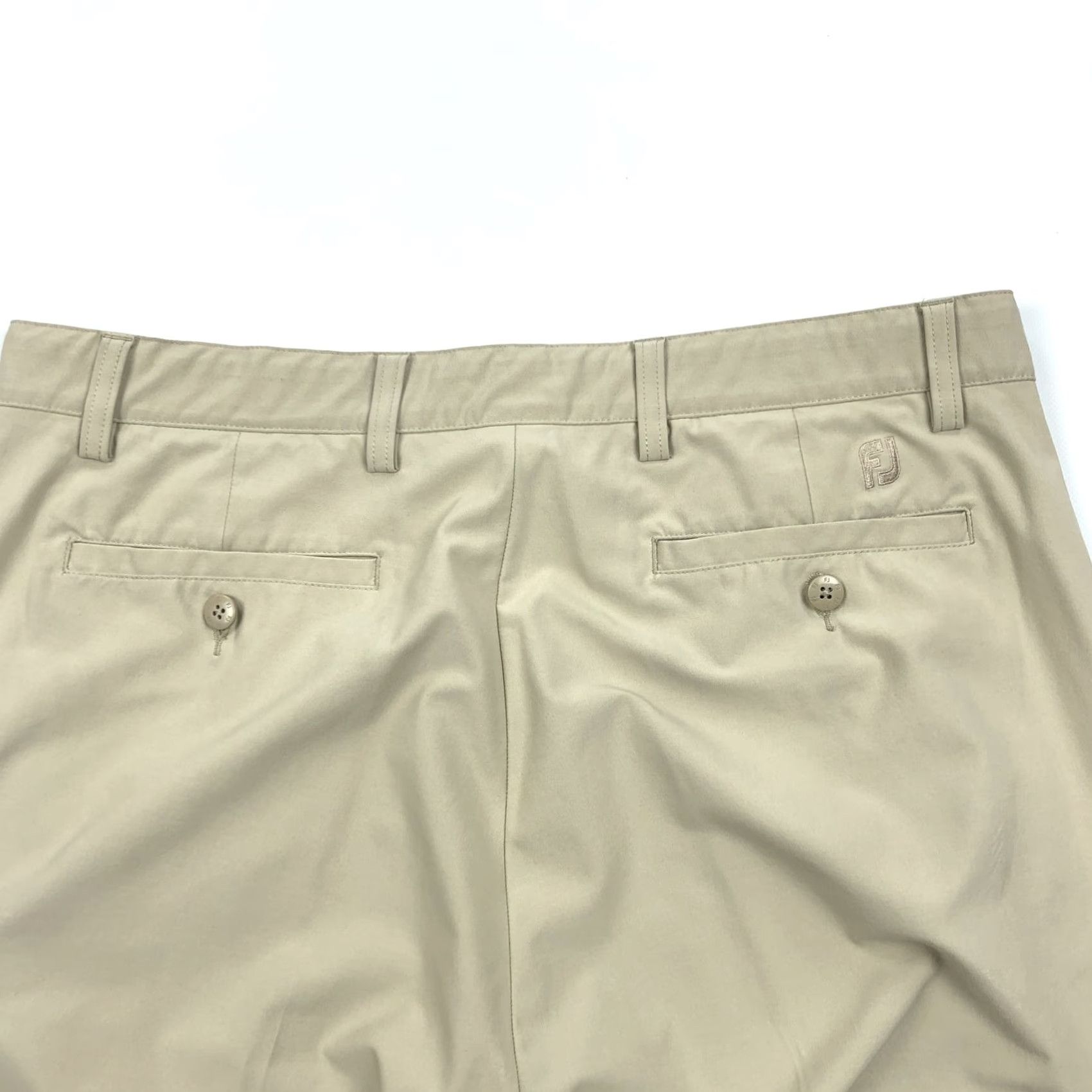 Footjoy FootJoy Men's Khaki Flat Front Performance Golf Pants 35x30 Stretch Classic Shirt Pants Shoe? Size US 35 - 4 Thumbnail