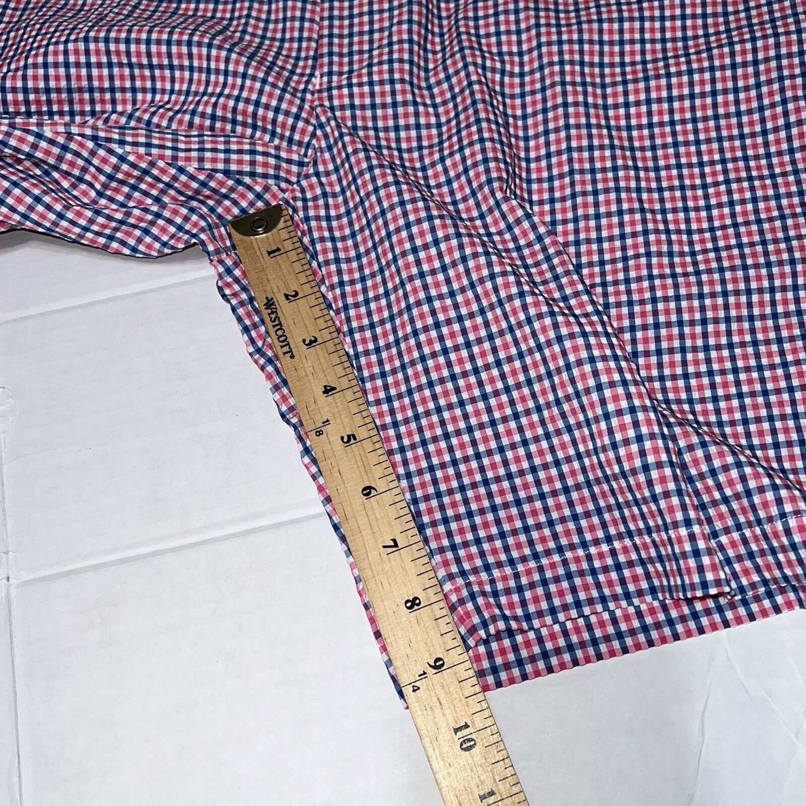 Peter Millar Peter Millar Shorts Mens 36 Crown Sport Seersucker Plaid Size US 36 / EU 52 - 9 Thumbnail