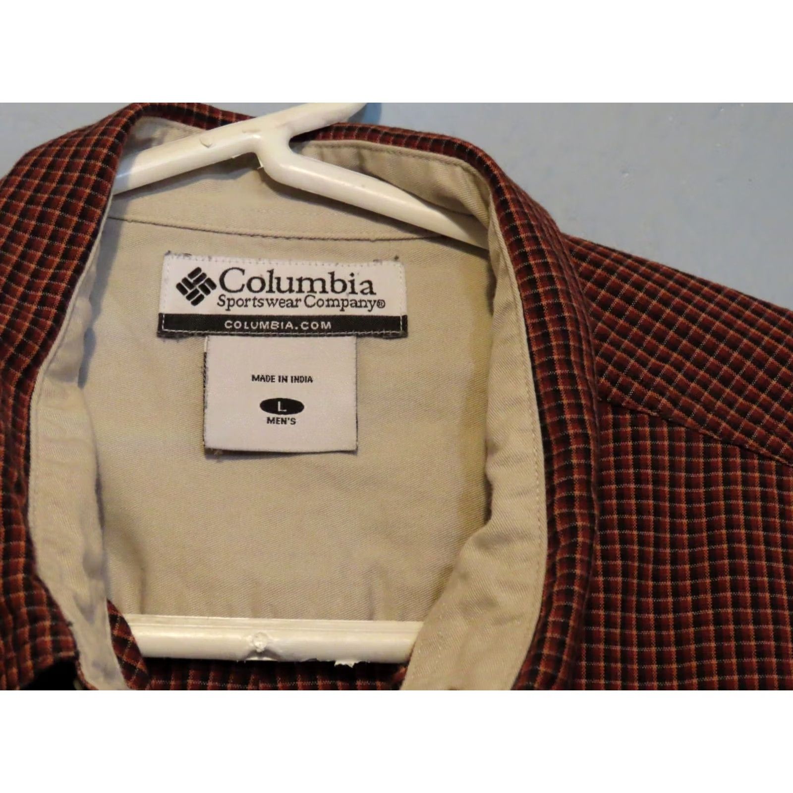 Vintage Columbia Shirt Mens Large Red Plaid Long Sleeve Button Down Shirt Sportswear Size US L / EU 52-54 / 3 - 3 Thumbnail