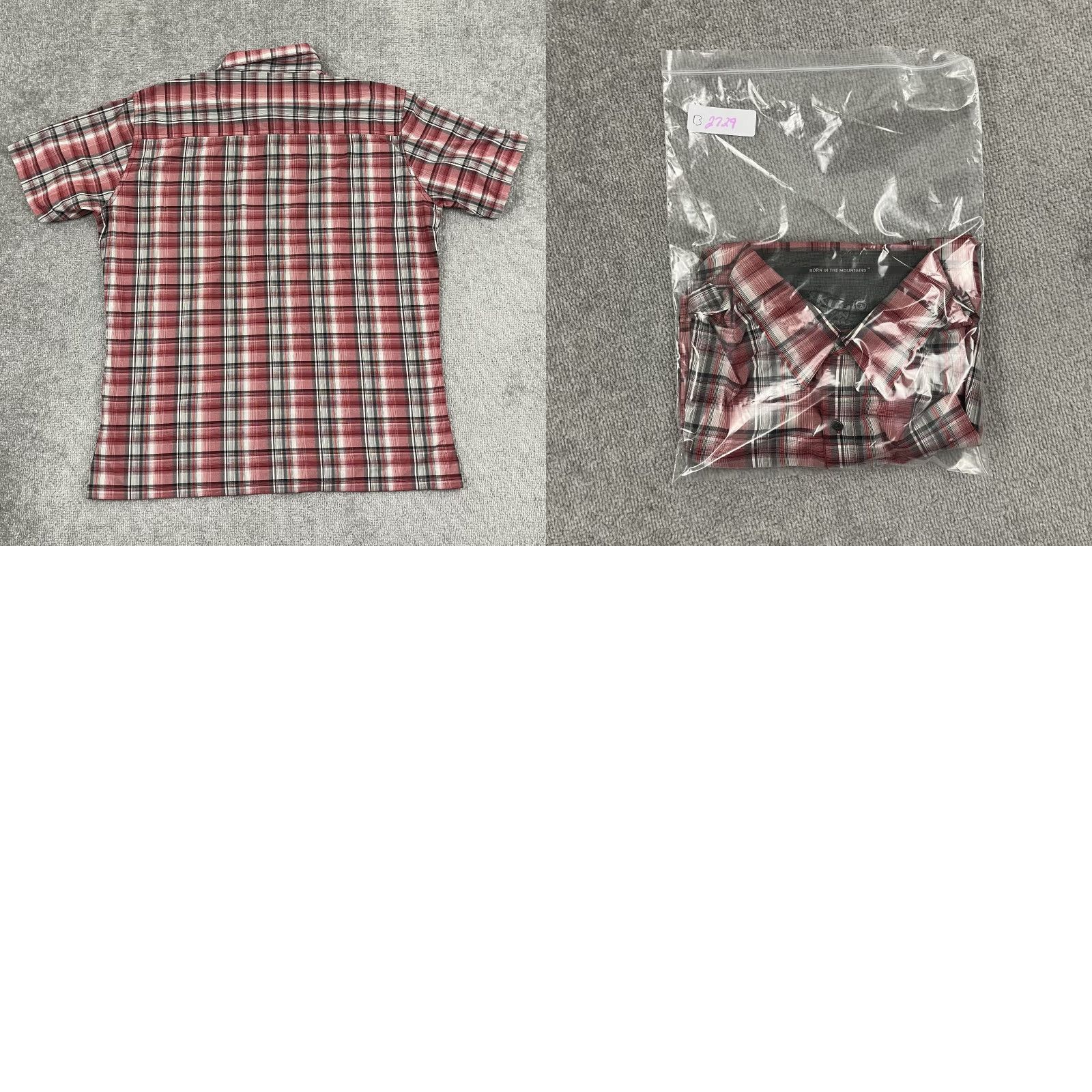 X-LARGE Kuhl Eluxur Shirt Mens XL X-Large Red Plaid Hiking Outdoor Camping Button Up S/S Size US XL / EU 56 / 4 - 8 Thumbnail