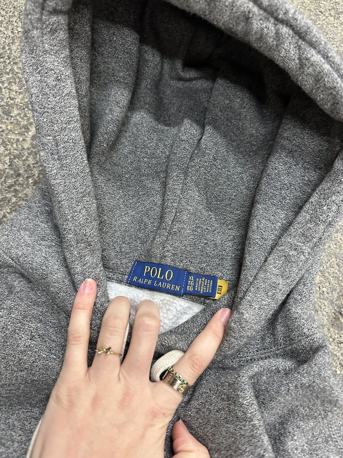 Polo Ralph Lauren × Vintage Y2K polo Ralph Lauren hoodie Size US XL / EU 56 / 4 - 6 Thumbnail