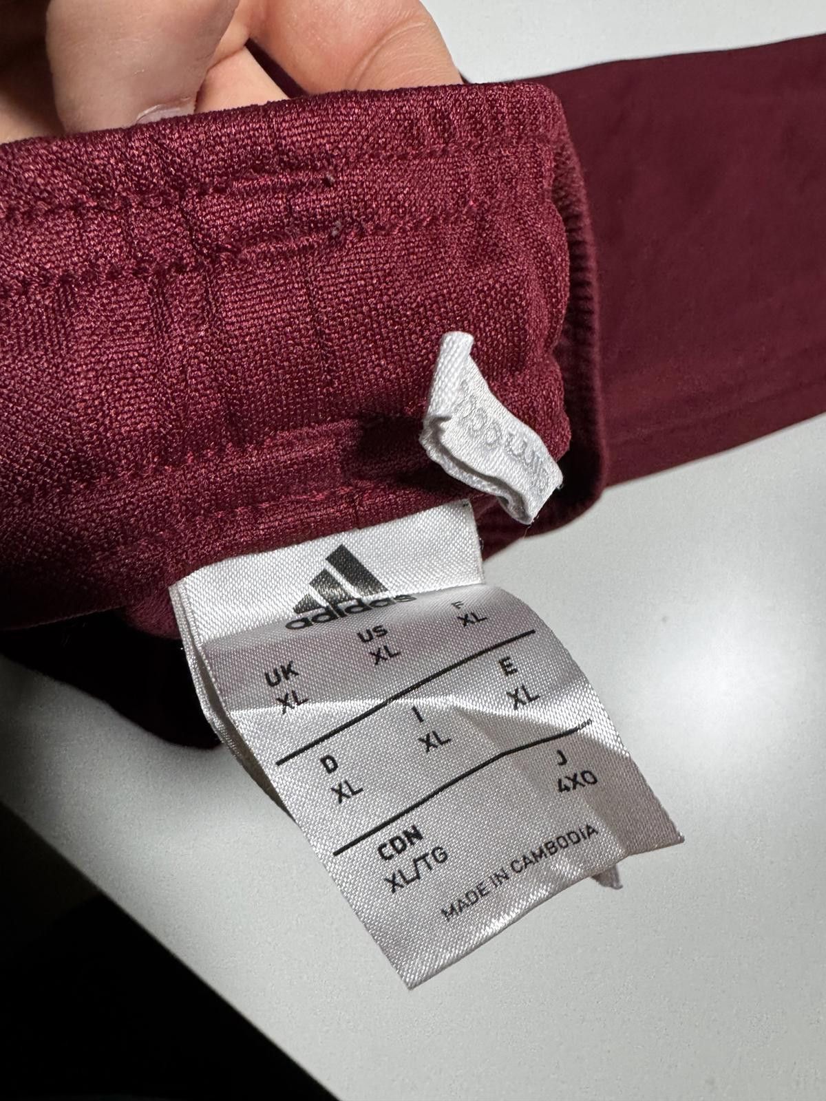 Adidas Men's Adidas Maroon Tracksuit Bottoms Size US 36 / EU 52 - 4 Thumbnail