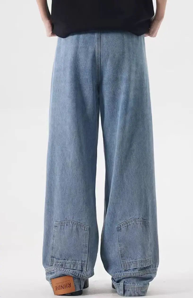 Designer × Japanese Brand Vintage Hip Hop Punk Loose Casual Pants Size US 33 - 3 Thumbnail
