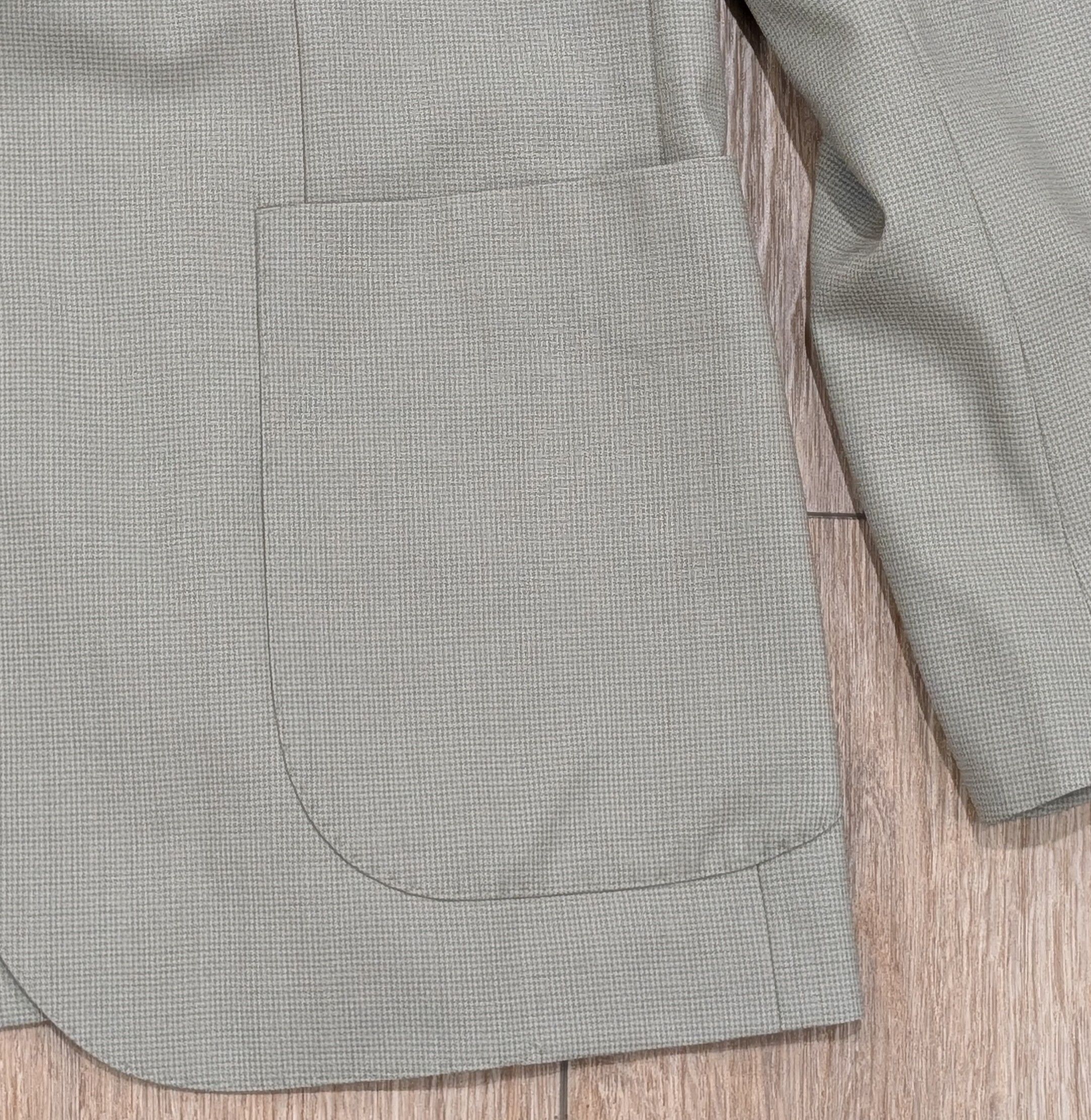 Boglioli BOGLIOLI "K-Jacket" Wool/Silk Sport Coat Mint Green 48 US 38 Size 38R - 4 Thumbnail