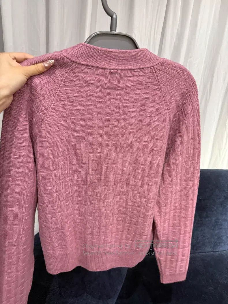 Hermes Hermes Full print H-knit cardigan - wool Size XS / US 0-2 / IT 36-38 - 3 Thumbnail