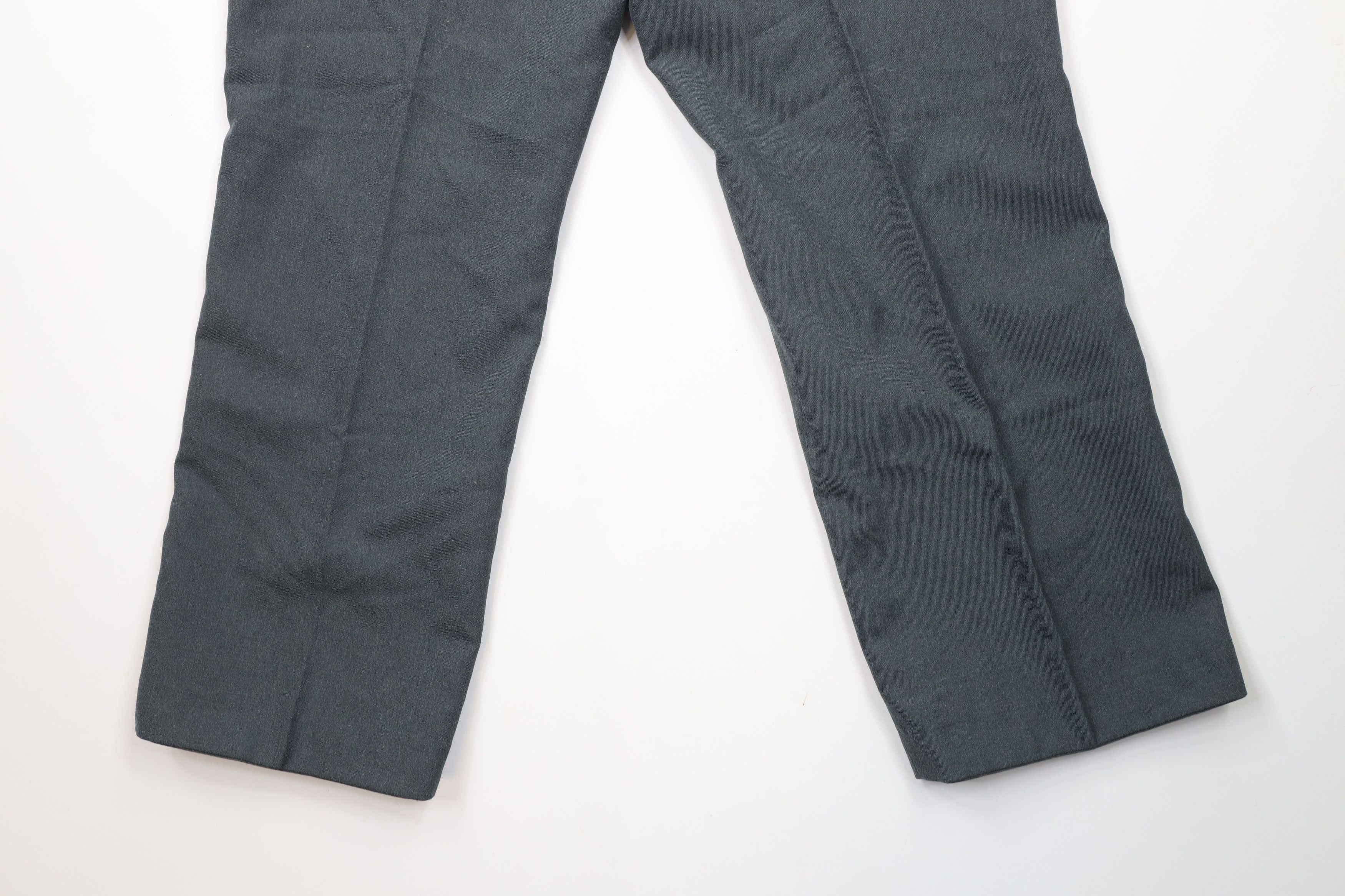 Vintage Vintage 70s Military Heavyweight Fly Wide Leg Pants Green Size US 34 / EU 50 - 13 Thumbnail
