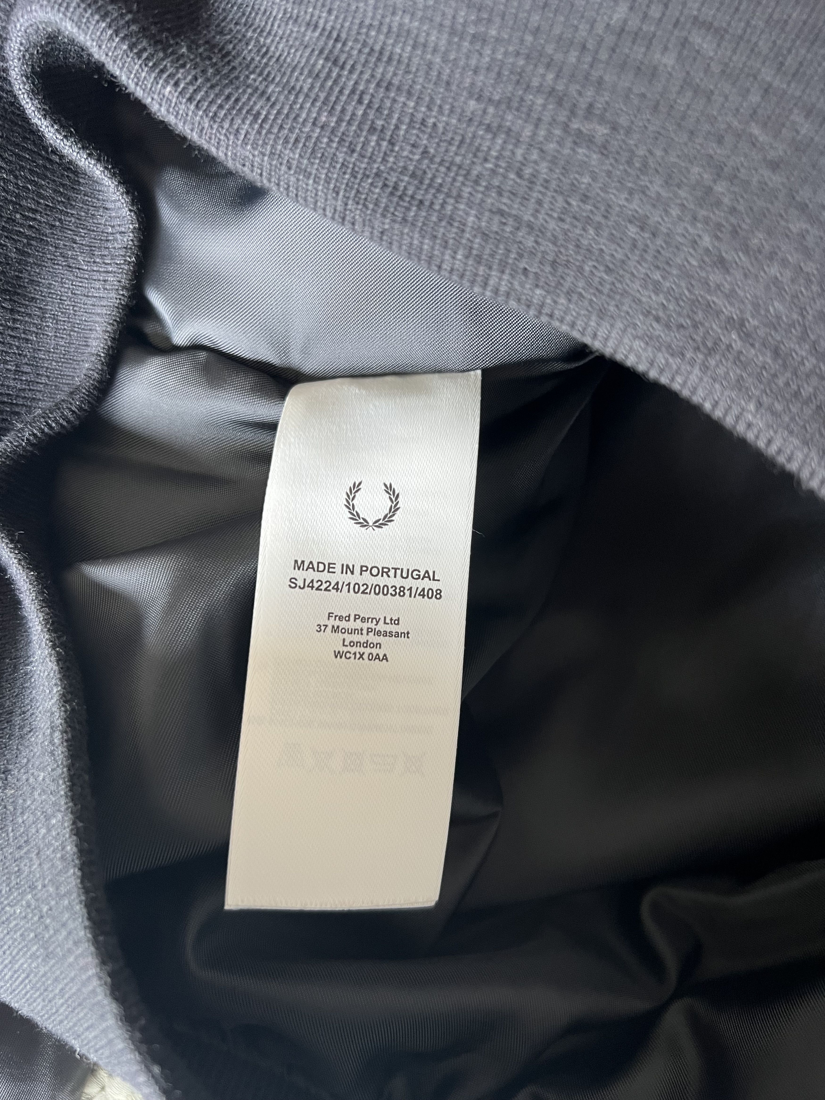 Fred Perry × Raf Simons Raf Simons Fred Perry Printed Flight Jacket in Black Size US L / EU 52-54 / 3 - 8 Thumbnail