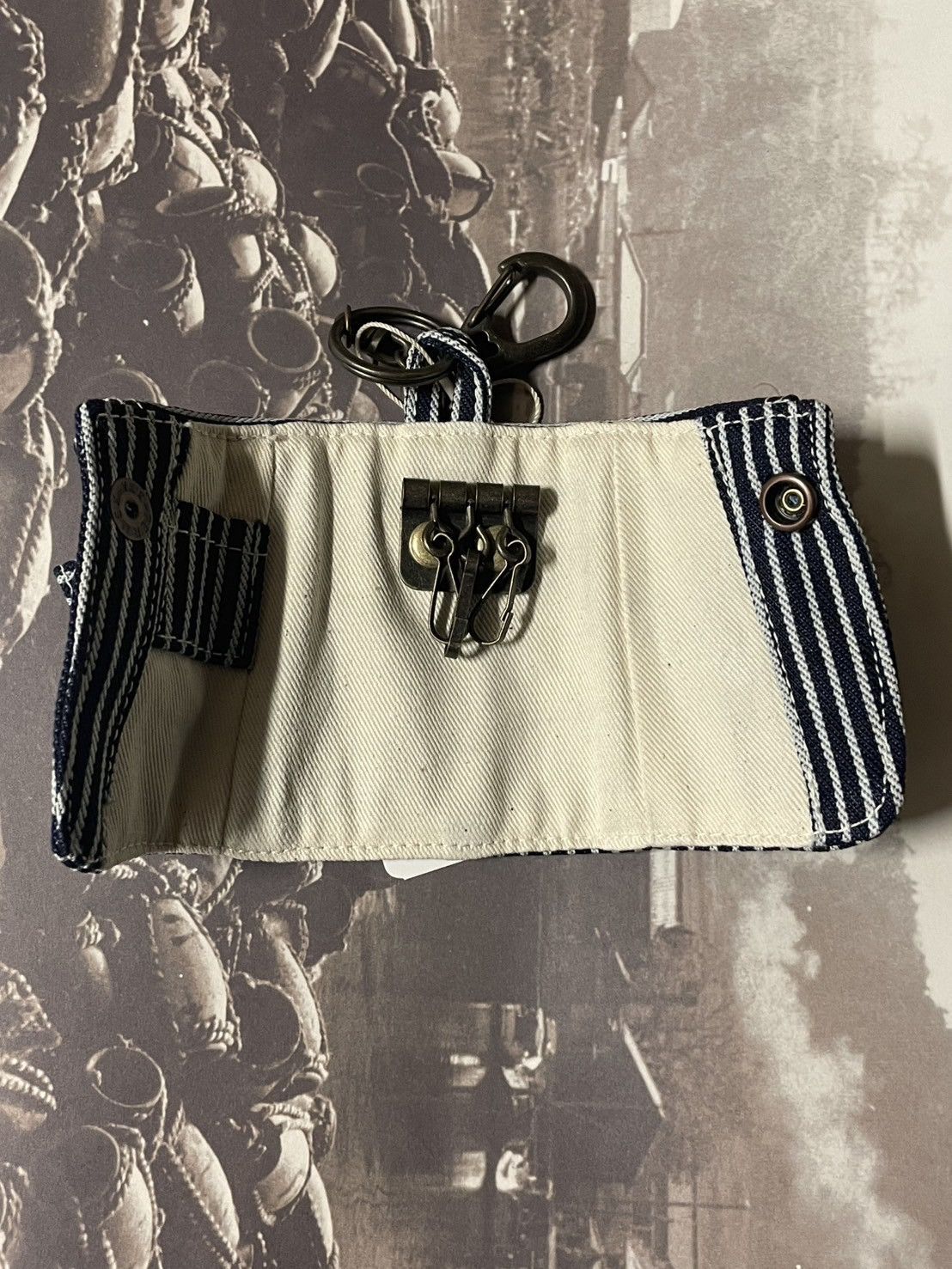 Kapital Kapital Denim Coverall Keyholder (Hickory) Size ONE SIZE - 2 Thumbnail