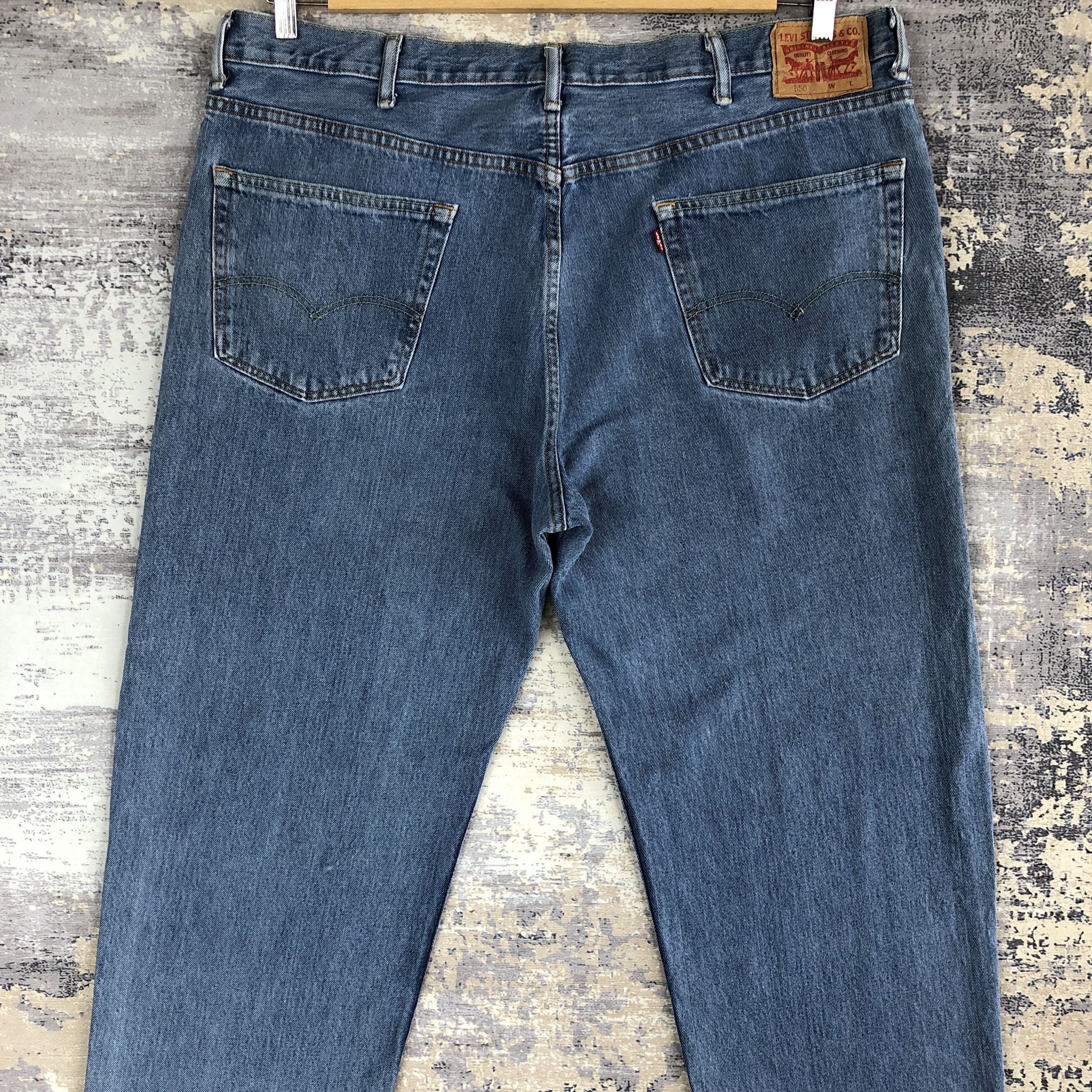 Levi's Vintage Levis 505 Faded Washed Jeans Levi's Denim Size US 42 / EU 58 - 4 Thumbnail