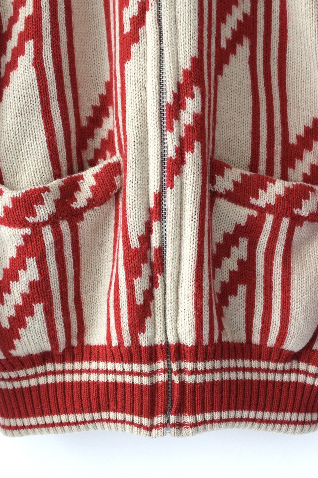 Nicole Club 2000S NICOLE CLUB REVERSIBLE ZIP-UP SOLID RED KNIT JACKET Size US L / EU 52-54 / 3 - 7 Thumbnail