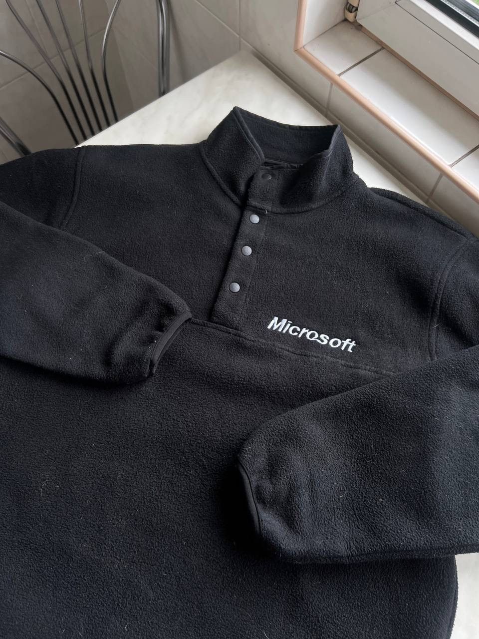 Microsoft Vintage microsoft sweatshirt 2000s Sherpa fleece Size US M / EU 48-50 / 2 - 1 Thumbnail