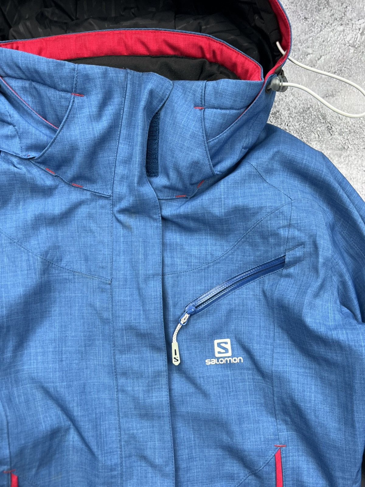 Salomon Salomon Womens Blue Ski Jacket Snowboard Size S / US 4 / IT 40 - 2 Thumbnail