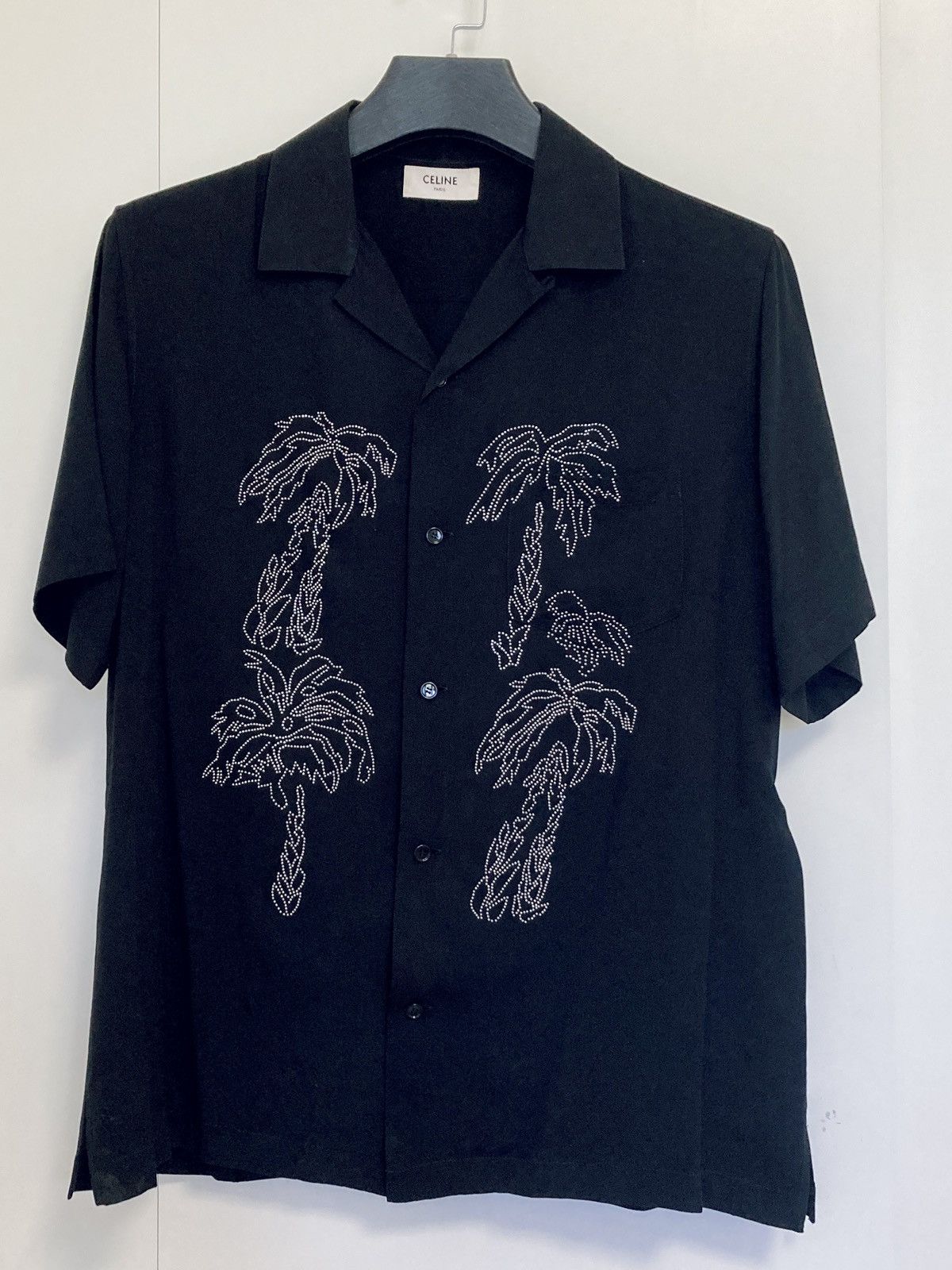 Celine CELINE BY HEDI SLIMANE 23SS BOWLING SHIRT IN EMBROIDERED Size US S / EU 44-46 / 1 - 1 Thumbnail