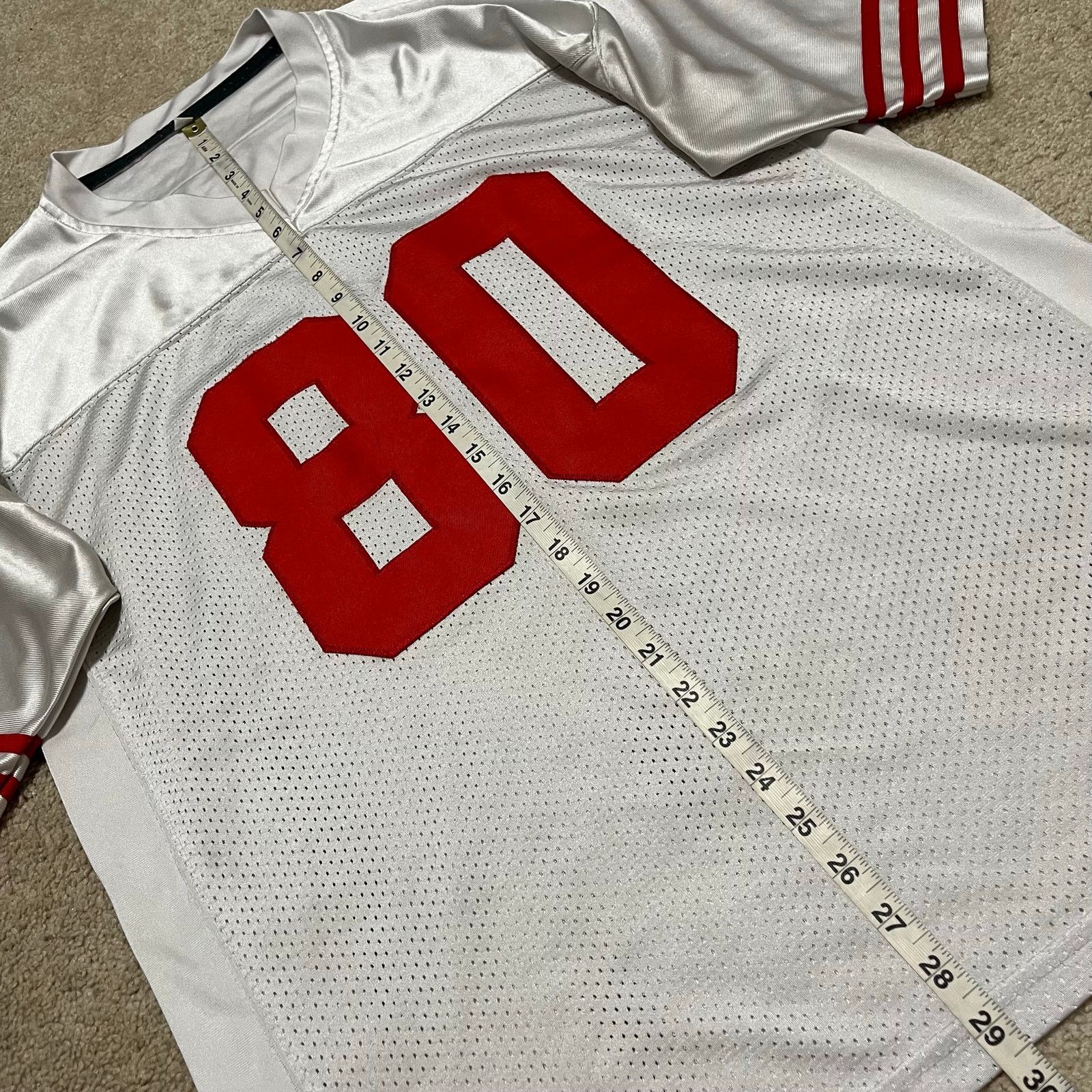 Other Vintage San Francisco 49ers Jerry Rice White Football Jersey Size US L / EU 52-54 / 3 - 4 Thumbnail