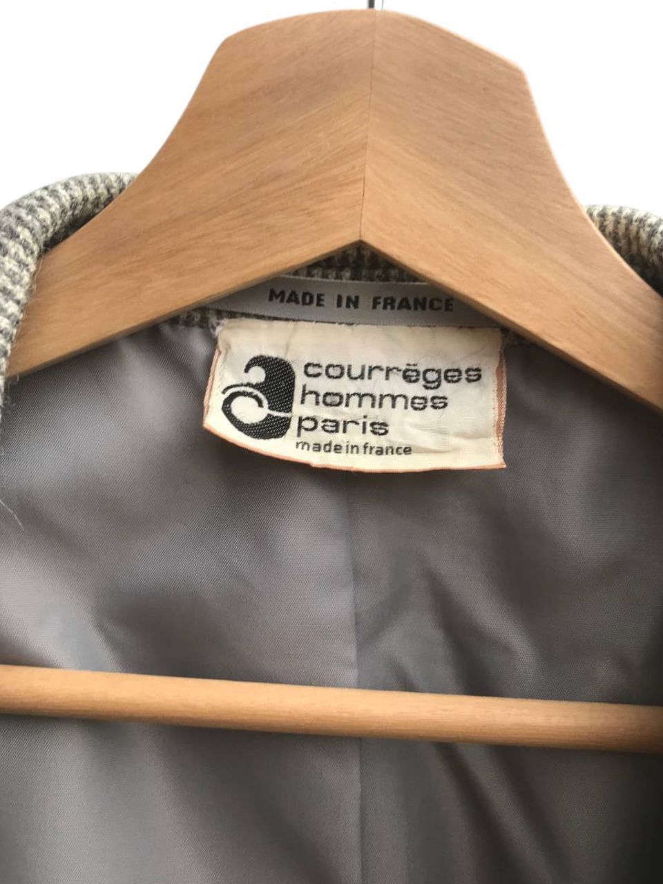 Courreges Vintage Courreges Hommes Paris Wool Coat Made in France Size US S / EU 44-46 / 1 - 11 Thumbnail