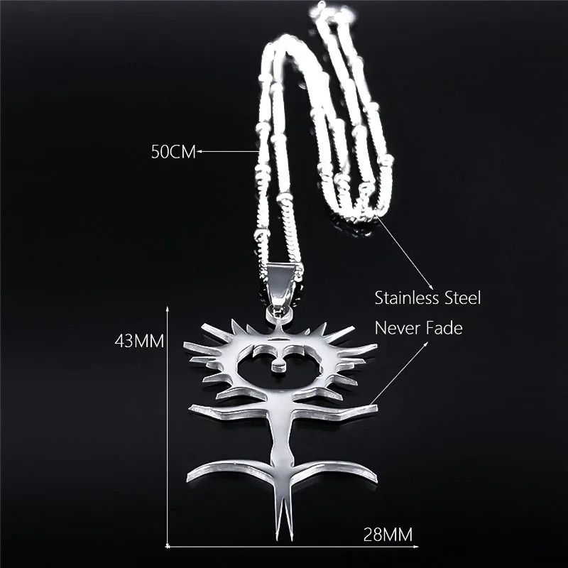 Jewelry Ghostemane Pendant Necklace Emblem Talisman Size ONE SIZE - 4 Thumbnail