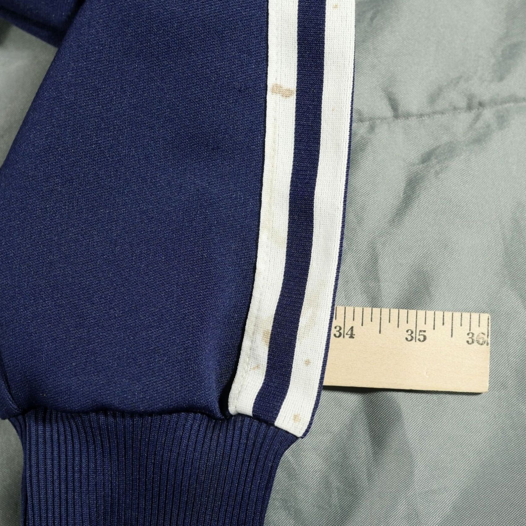 Adidas VINTAGE Adidas Jacket Mens XL Blue White Track 70s Sherwood Zip Size US XL / EU 56 / 4 - 7 Thumbnail