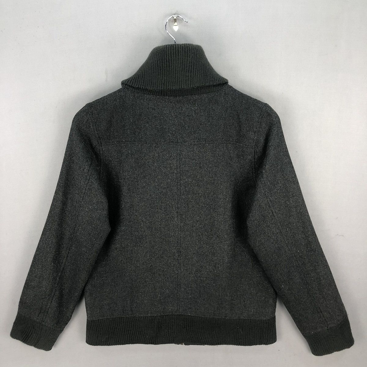 Japanese Brand The Emporium High Neck Wool Zipper Jacket Size US XS / EU 42 / 0 - 14 Thumbnail