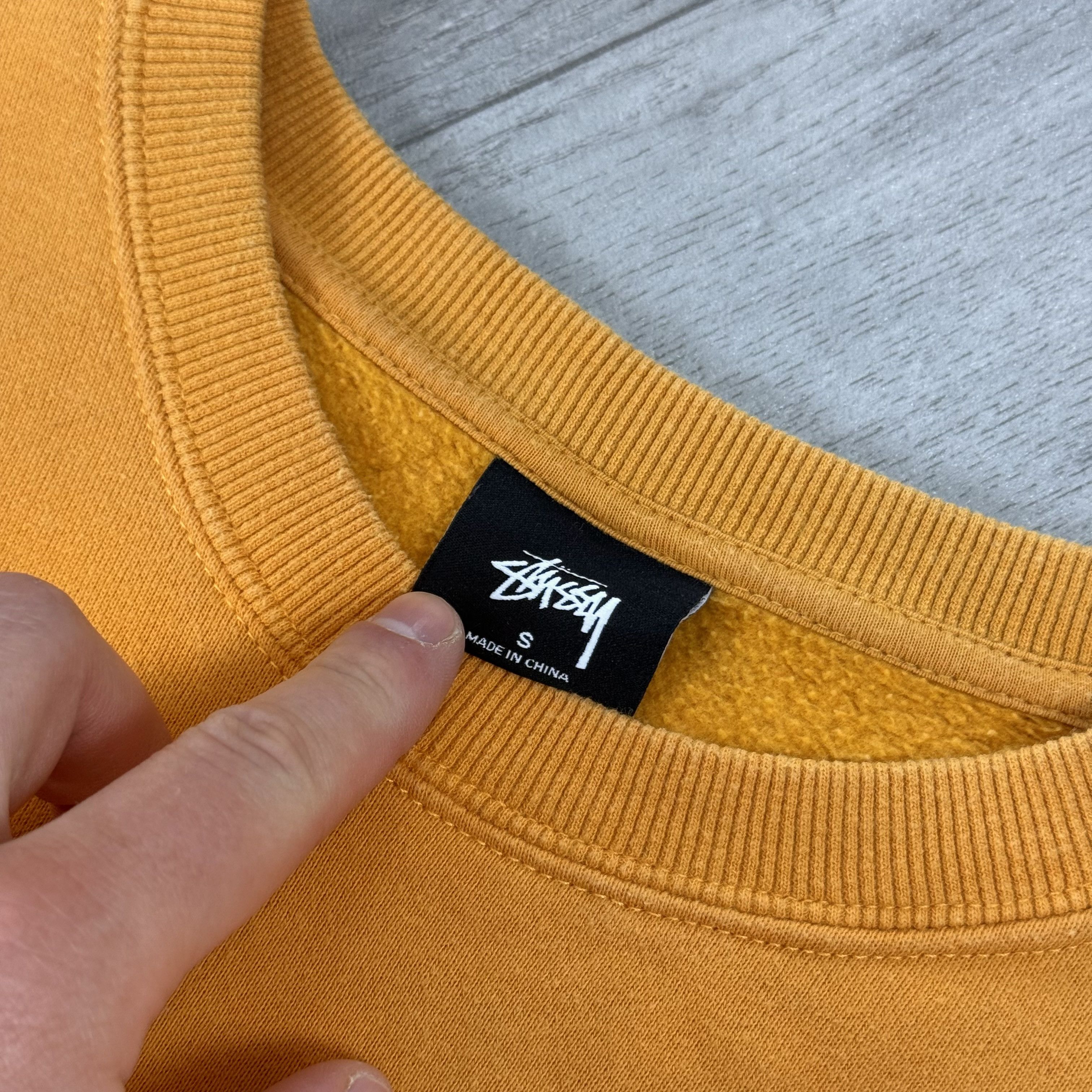 Stussy Vintage Stussy Graphic Yellow Crewneck Sweatshirt Size US S / EU 44-46 / 1 - 8 Thumbnail