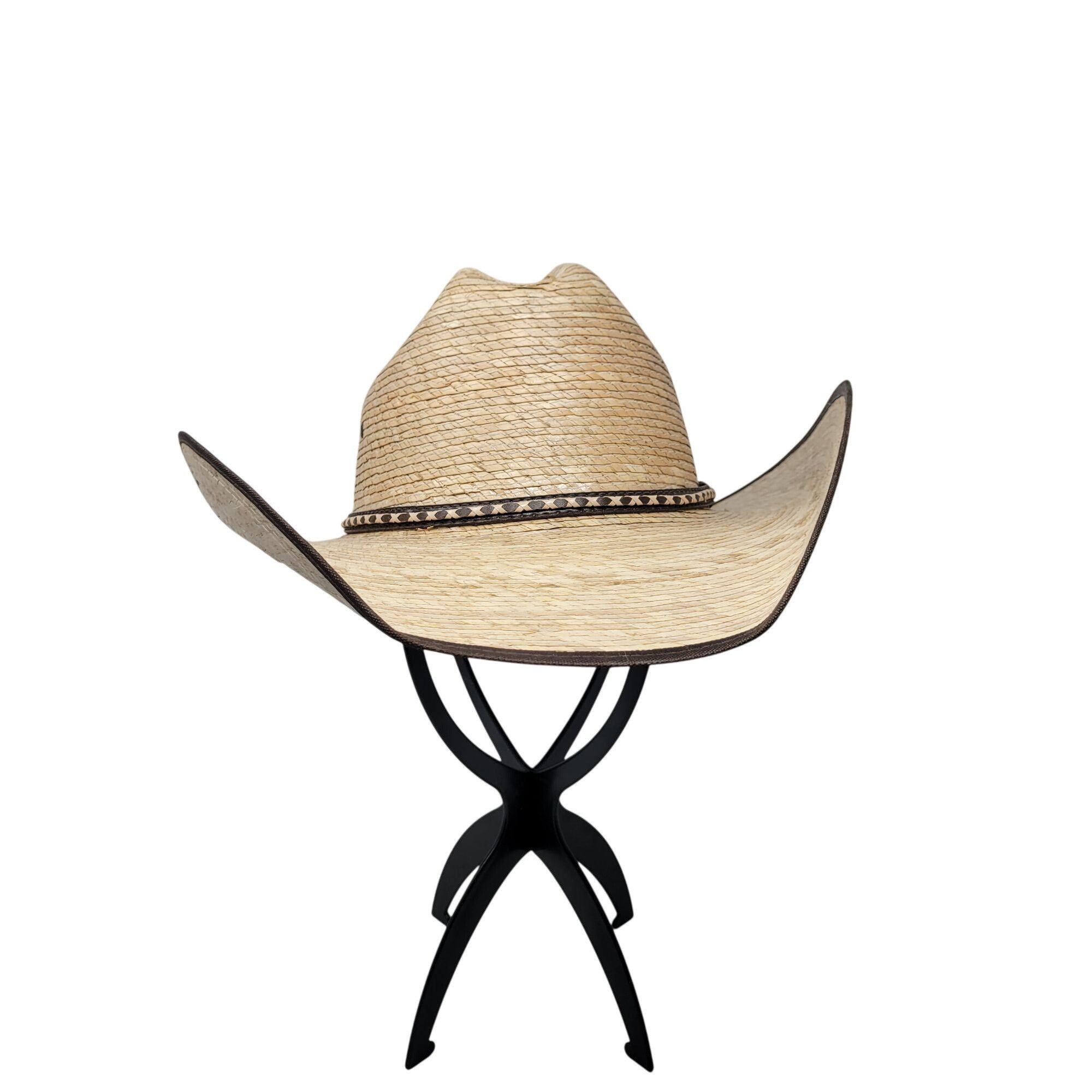 Cody James Mens Cody James 15X Straw Cowboy Hat Brown Leather Band Size Size ONE SIZE - 9 Thumbnail