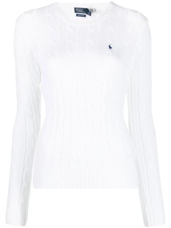Ralph Lauren RALPH LAUREN Women Sweater 211891640001 100 WHITE Size M / US 6-8 / IT 42-44 - 1 Thumbnail