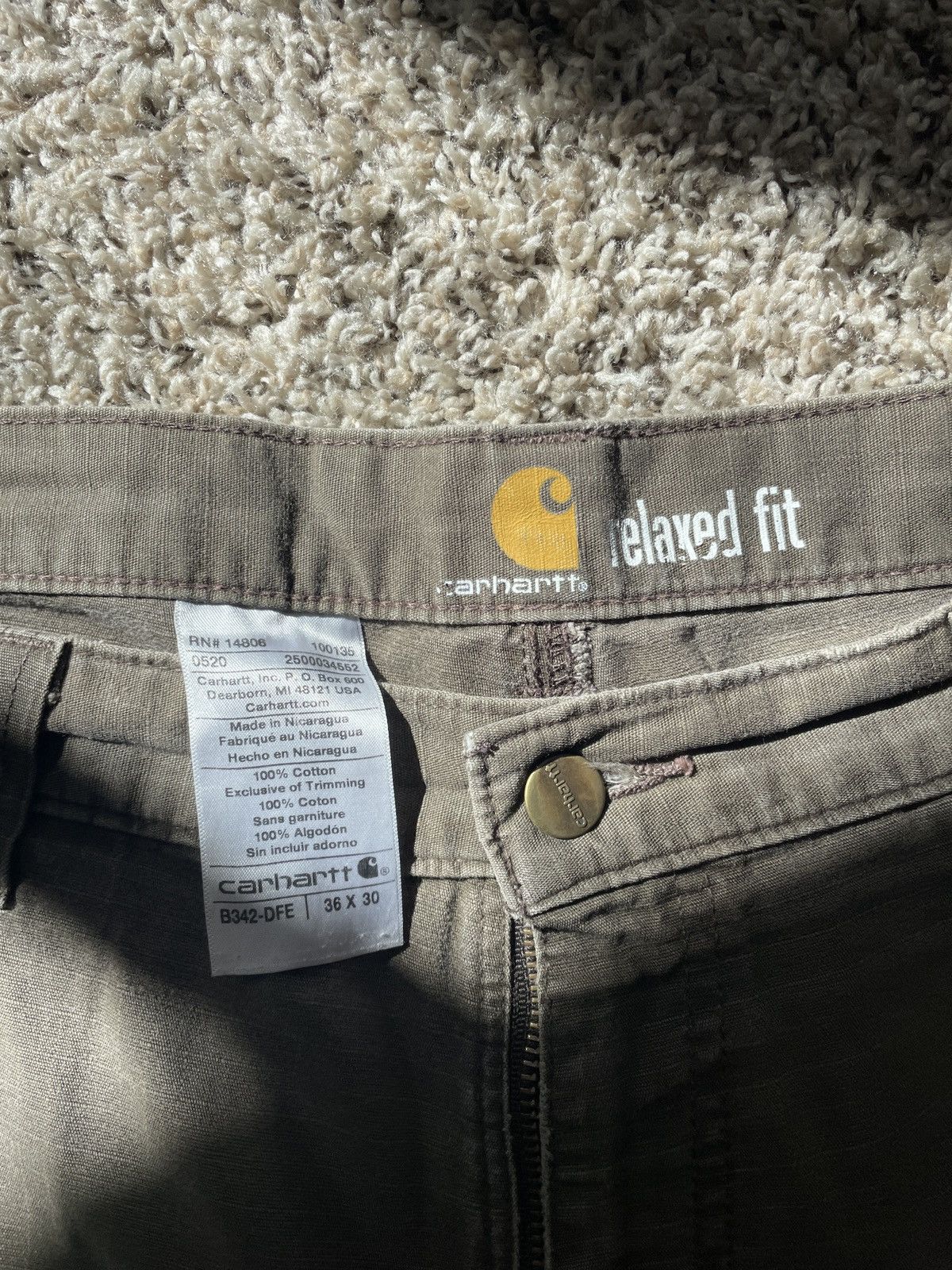 Carhartt Carhartt Double Knee Cargo Pants Size US 36 / EU 52 - 7 Thumbnail